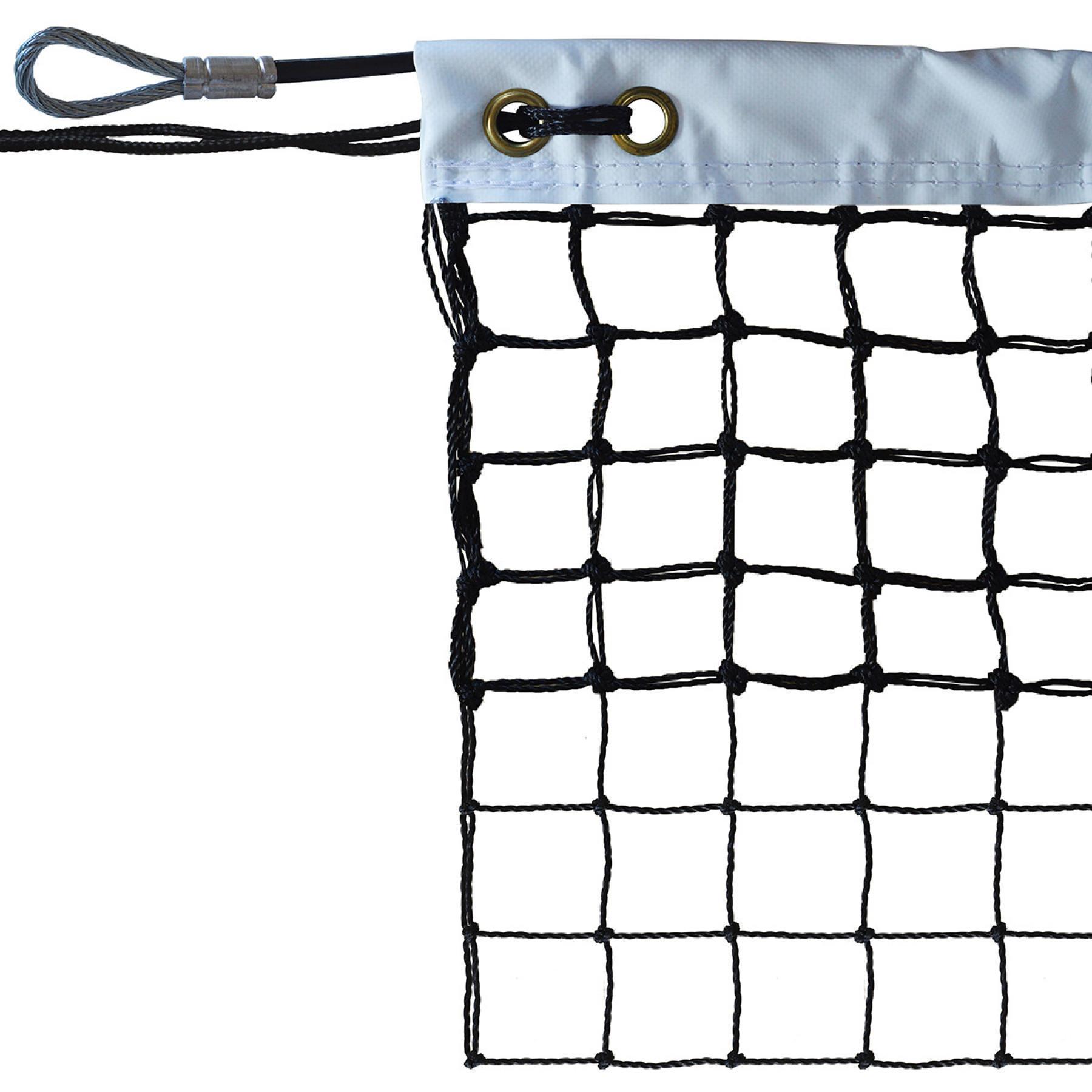 Tennisnetz mit 2mm Maschenweite 45 auf 6 Reihen verdoppelt Sporti France