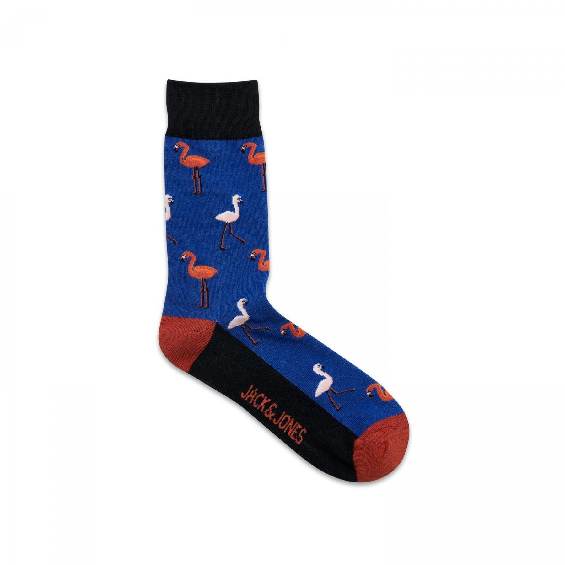 Packung mit 5 Paar Socken Jack & Jones summer flamingo