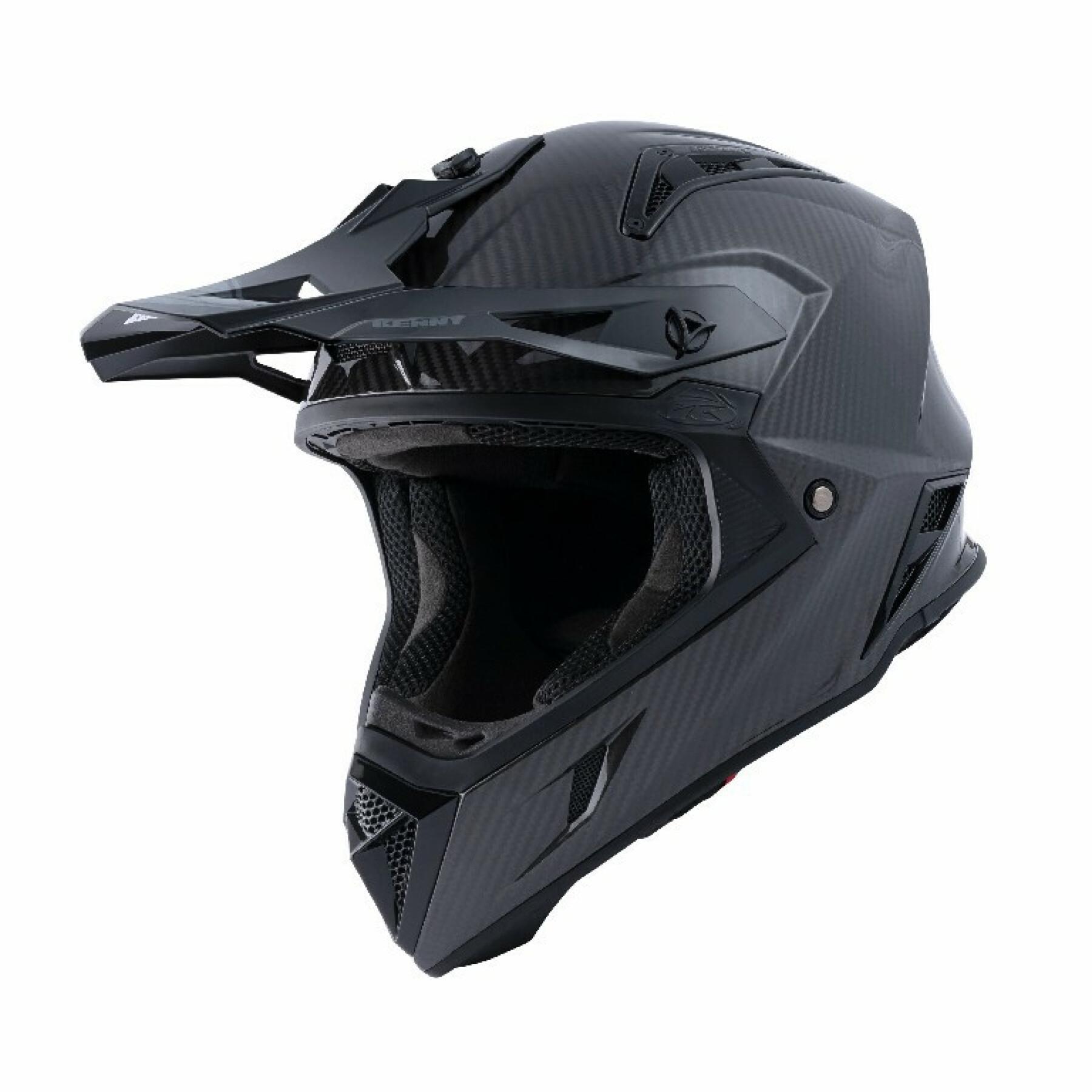 Motorrad-Cross-Helm Kenny titanium carbone solid