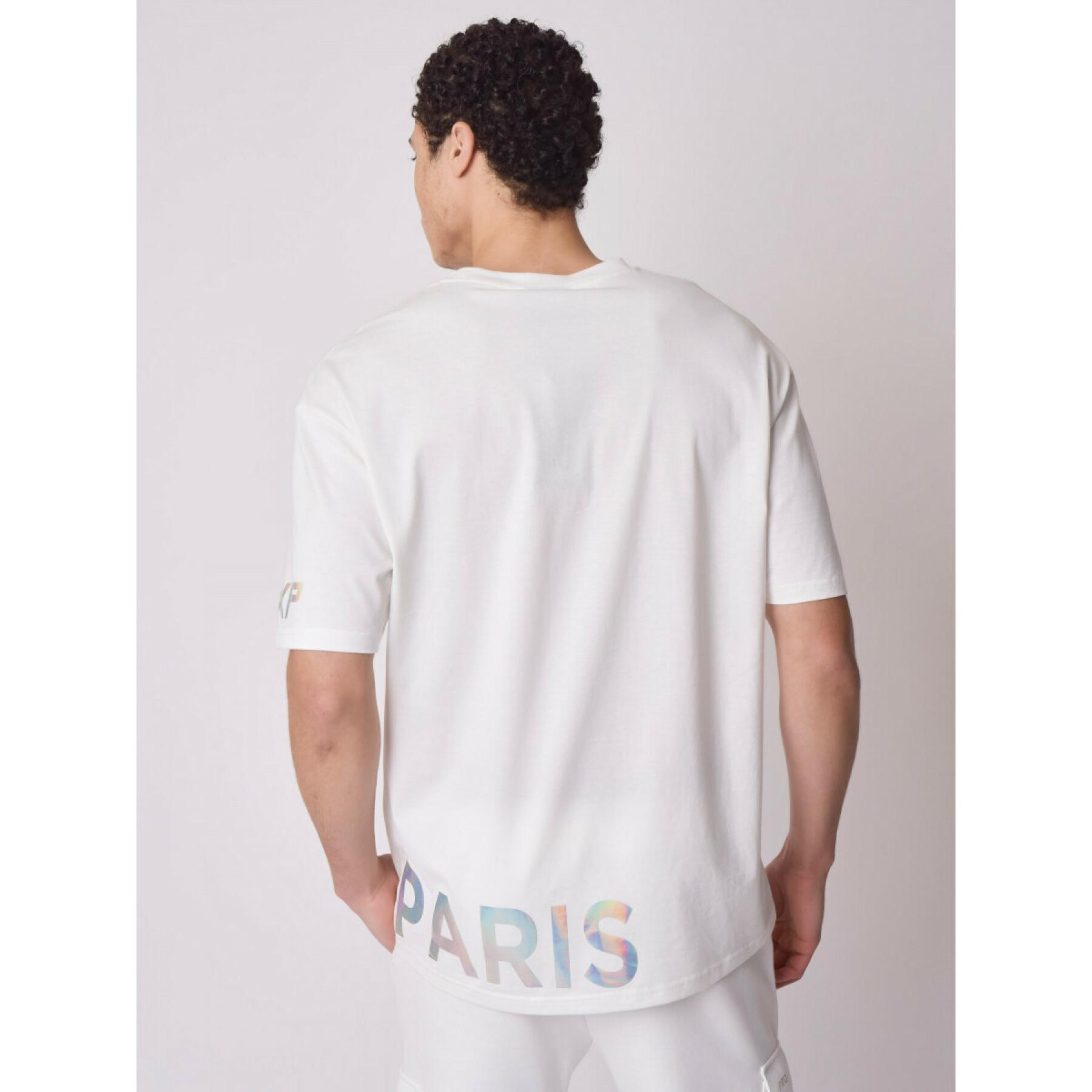 Locker sitzendes T-Shirt mit irisierendem Logo Project X Paris