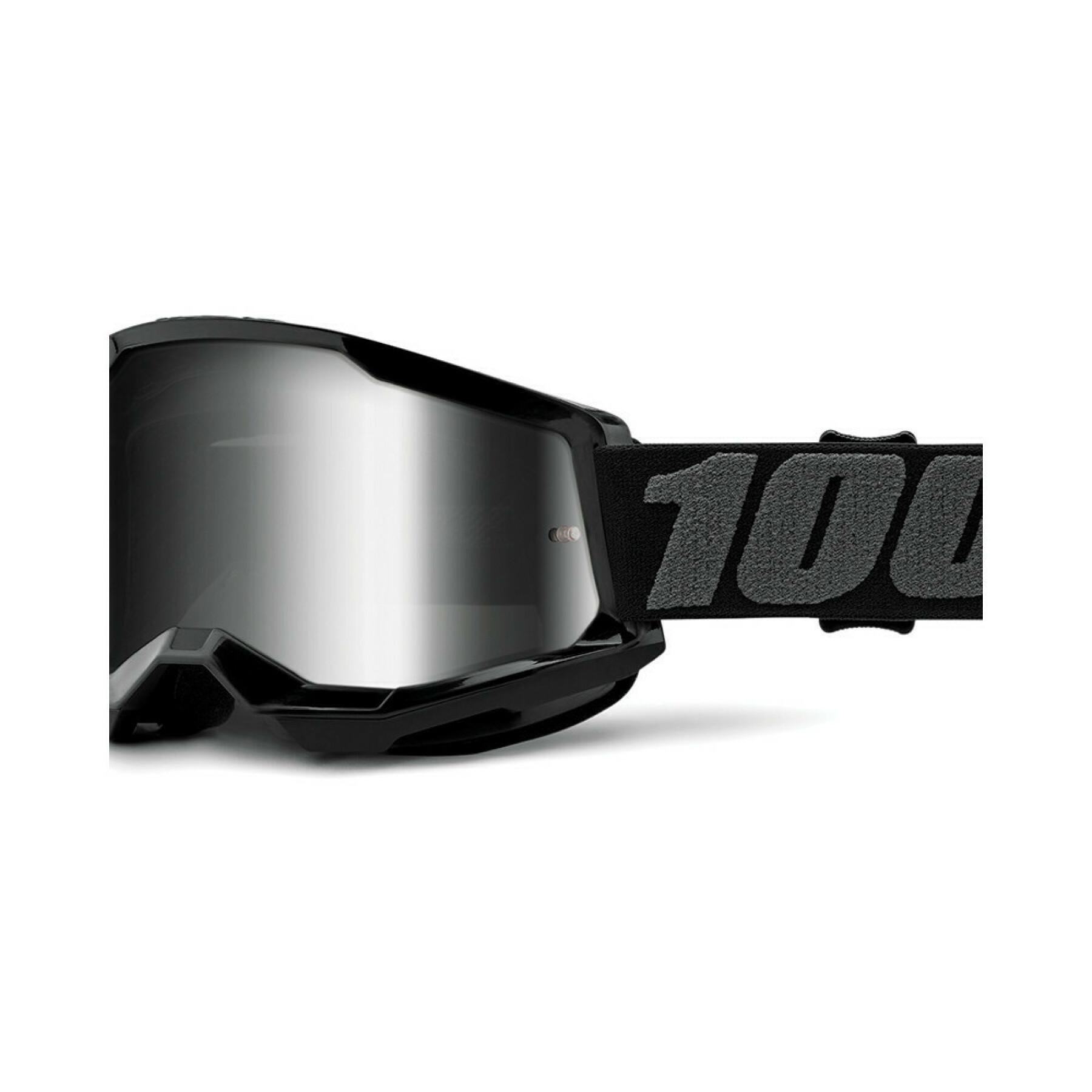 Motorrad-Cross-Maske Iridiumschirm 100% Strata 2