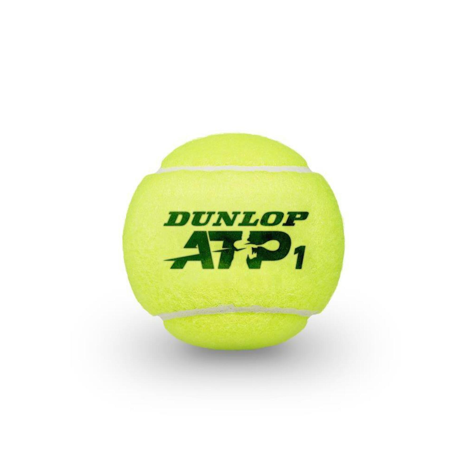 Satz mit 3 Tennisbällen Dunlop atp
