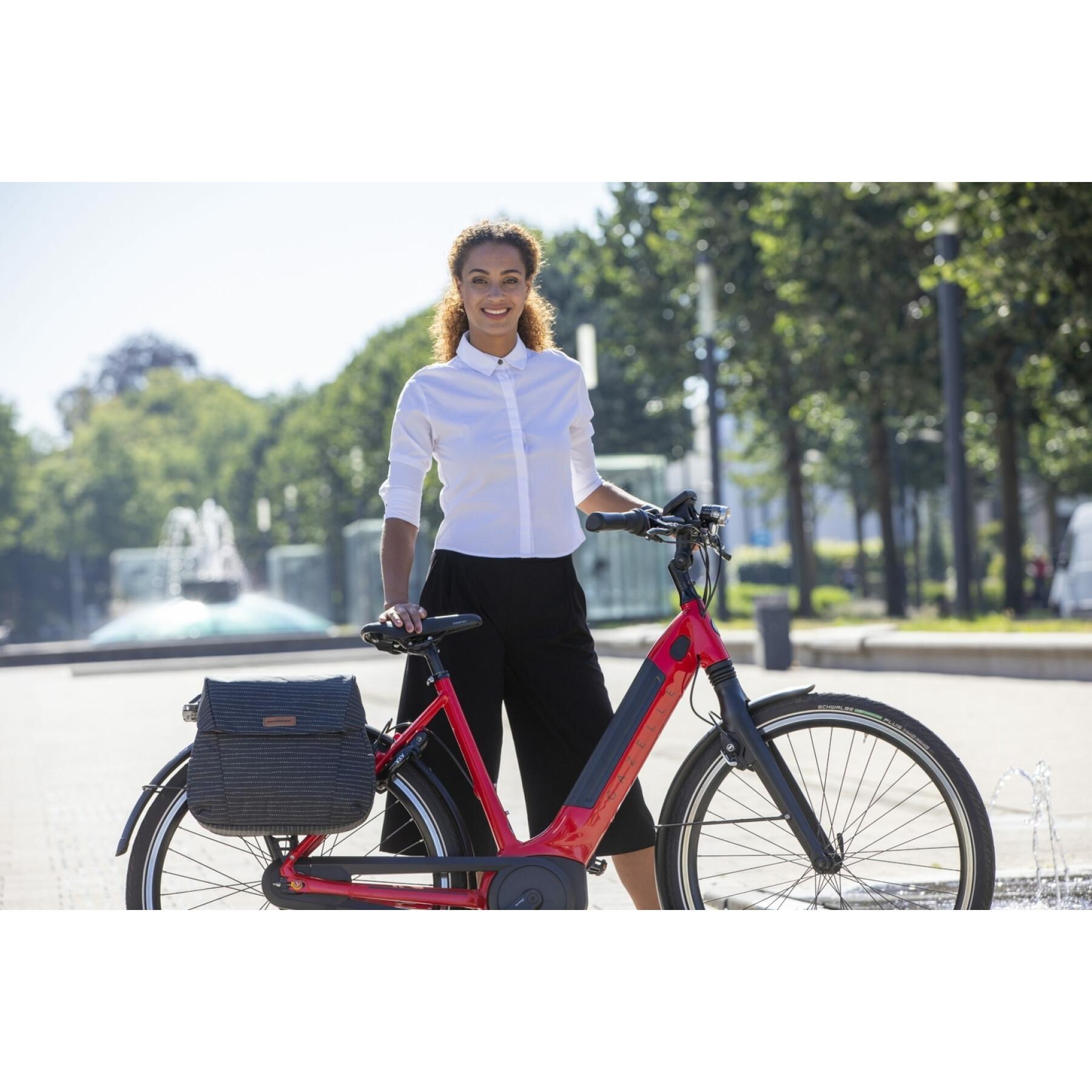 Wasserdichte Fahrradgepäckträgertasche aus Polyester mit Reflektoren New Looxs Joli Nomi