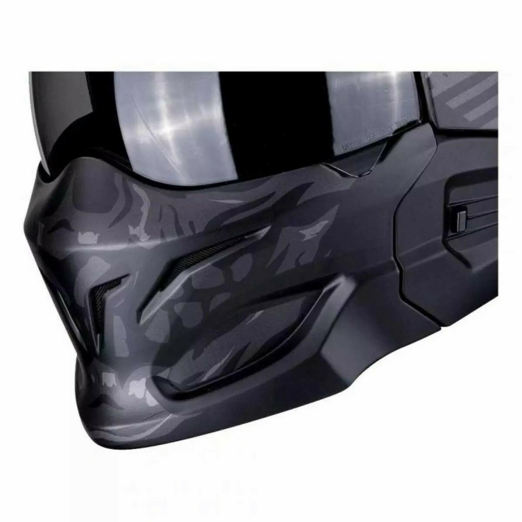 Motorrad-Maske Scorpion Exo-Combat mask STEALTH