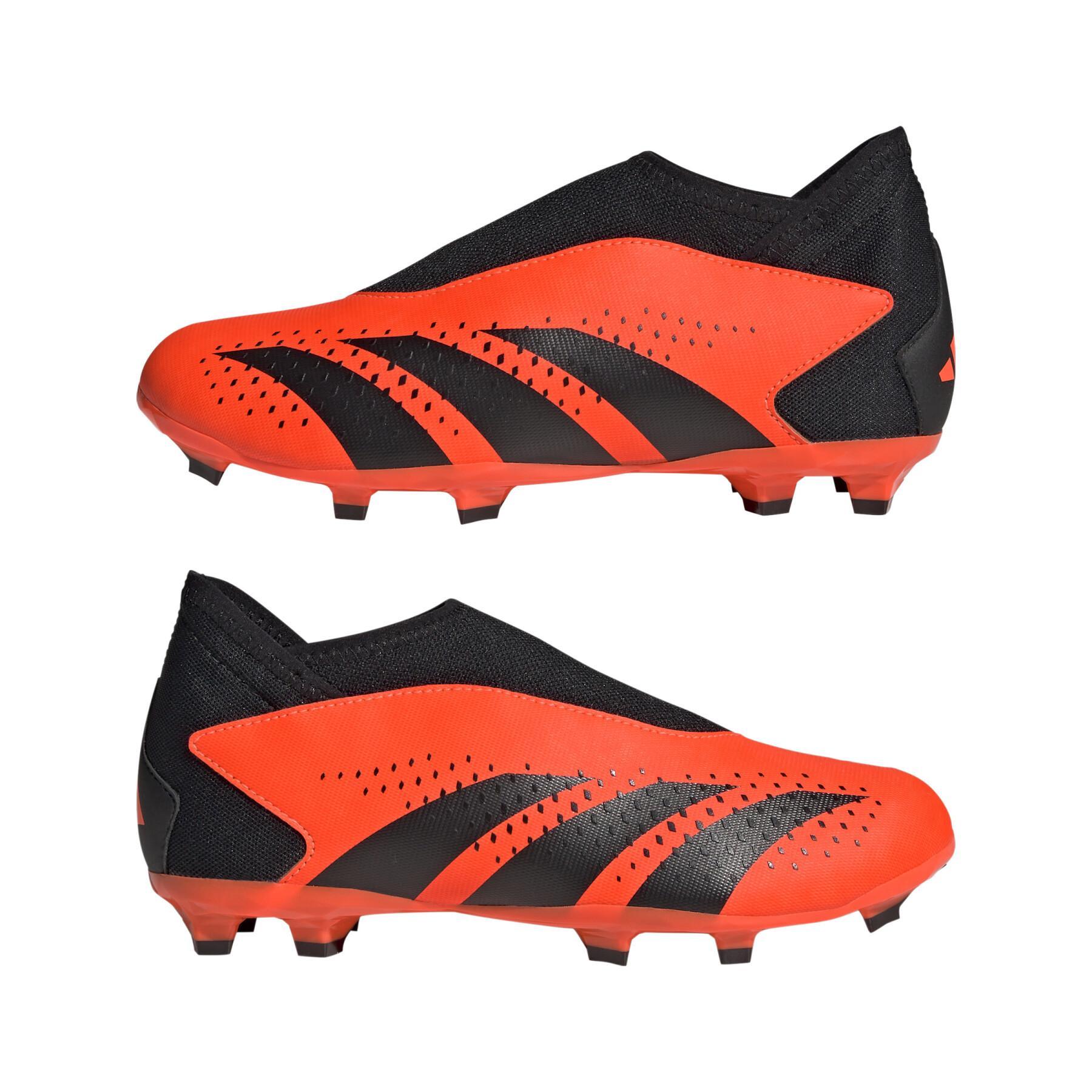 Fußballschuhe ohne Schnürsenkel Kind adidas Predator Accuracy.3 FG Heatspawn Pack