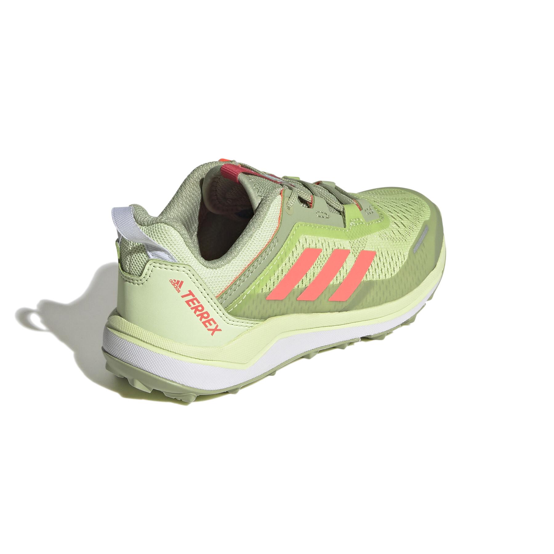 Trailrunning-Schuhe für Kinder adidas Terrex Agravic Flow Primegreen