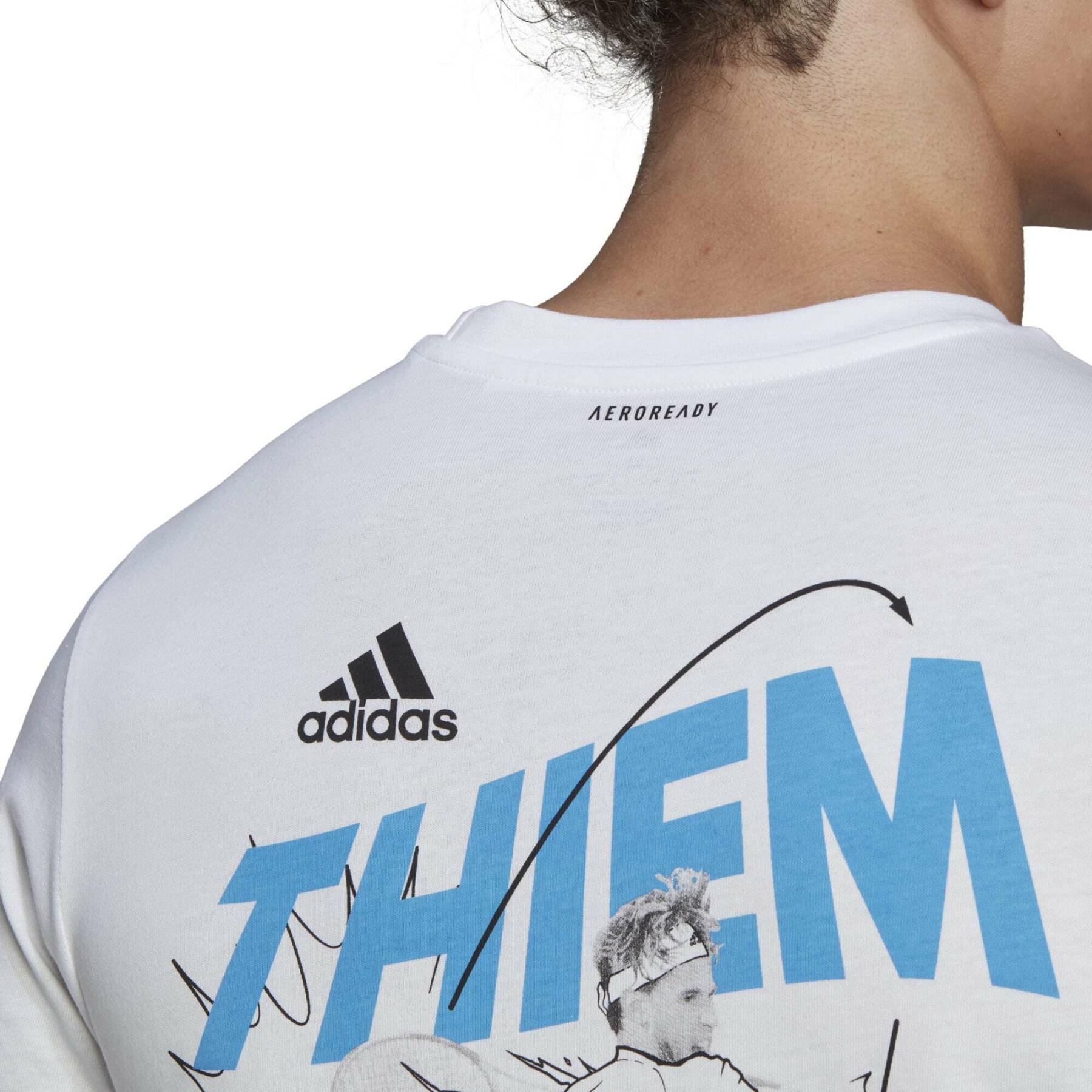 Grafisches T-Shirt adidas Thiem Logo