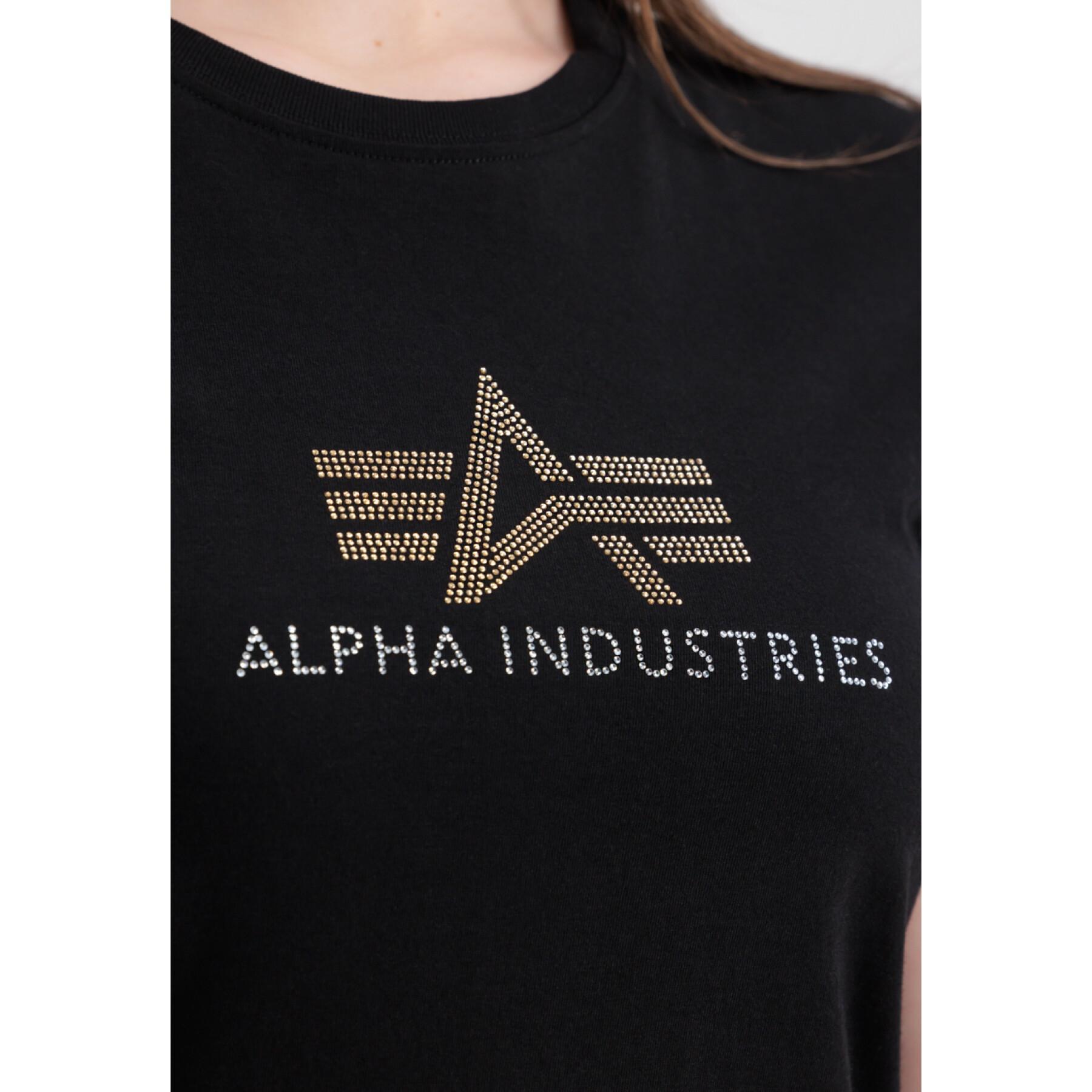 T-Shirt Frau Alpha Industries Crystal
