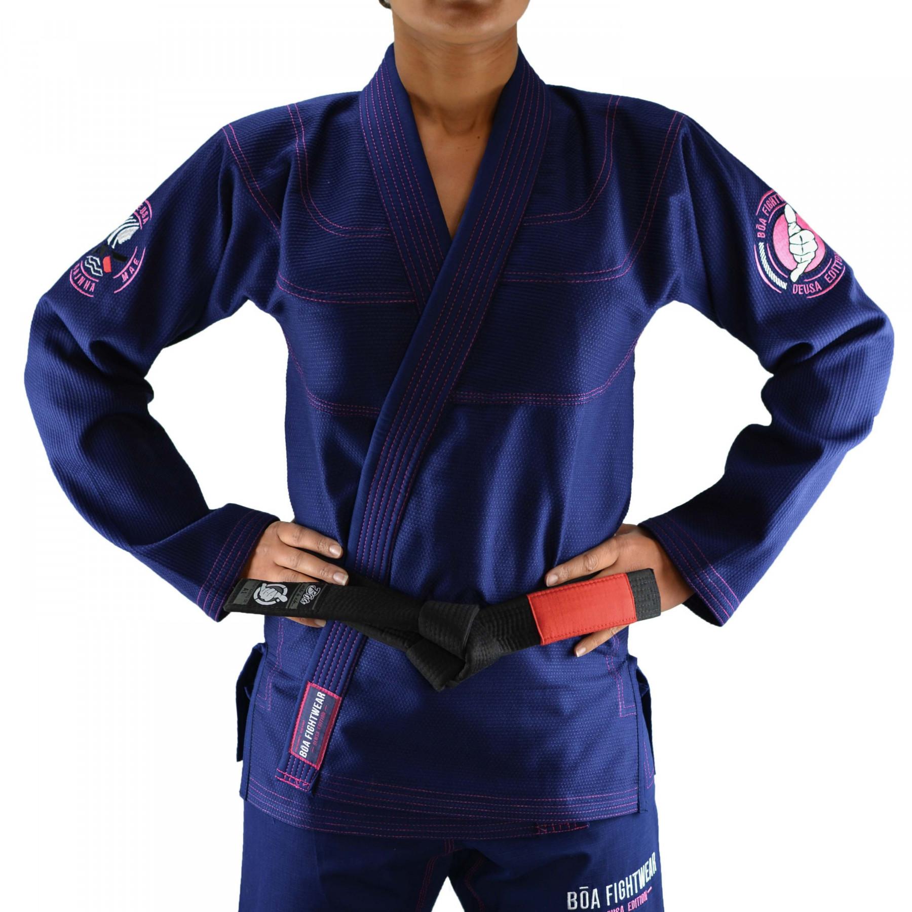jjb Kimono für Frauen Bõa Deusa Bleu marine