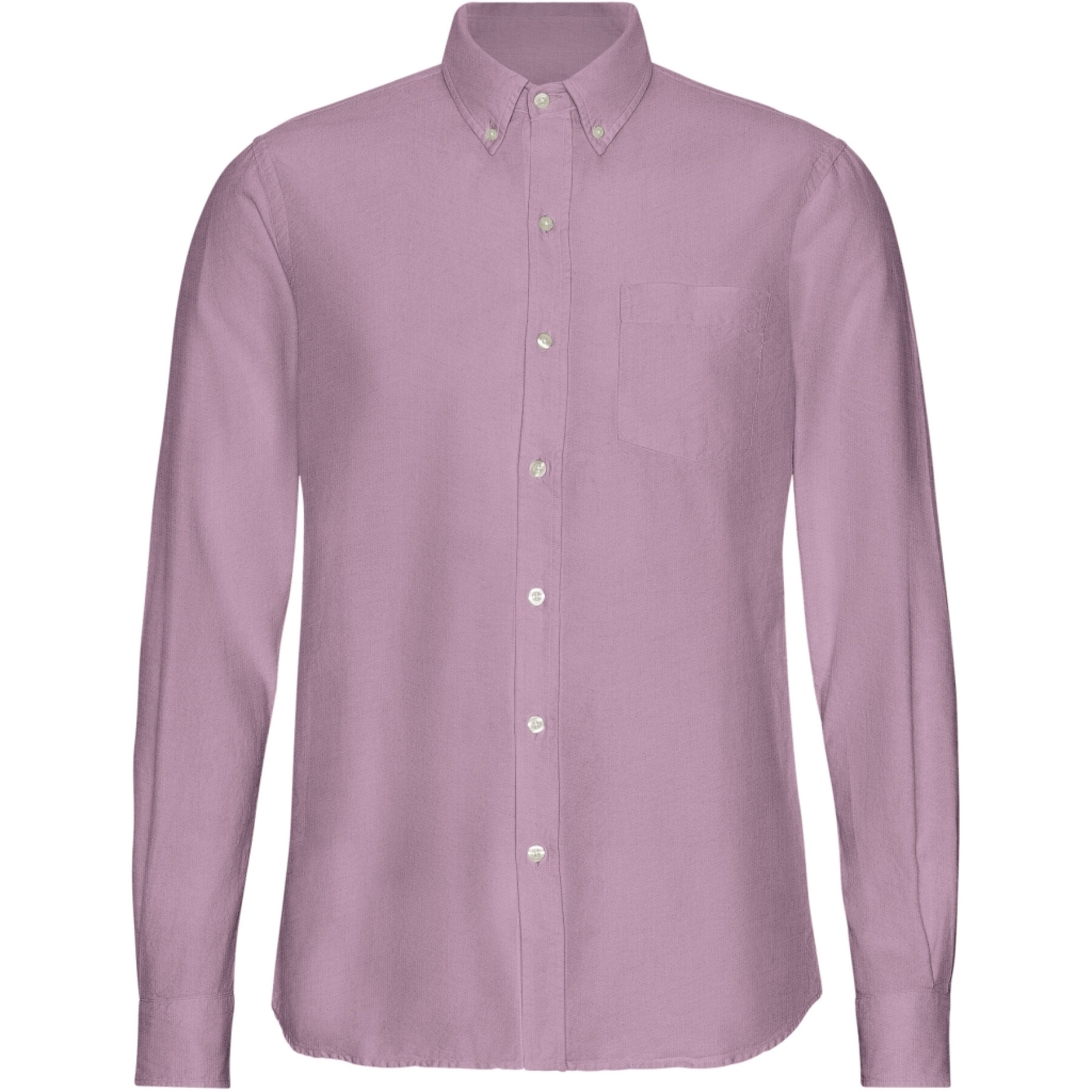 Geknöpftes Hemd Colorful Standard Organic Pearly Purple