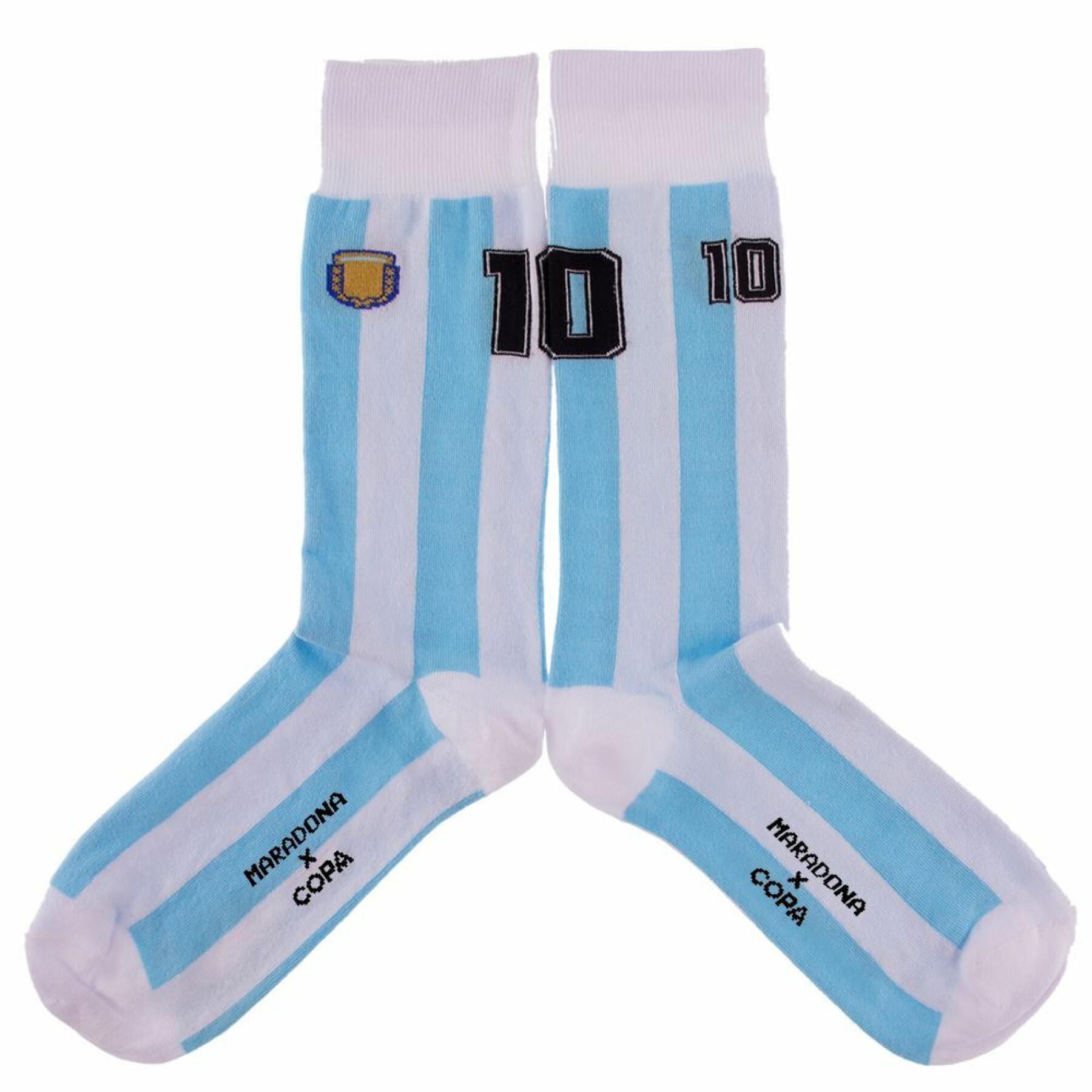 Socken Box Set Copa Football Maradona Number 10