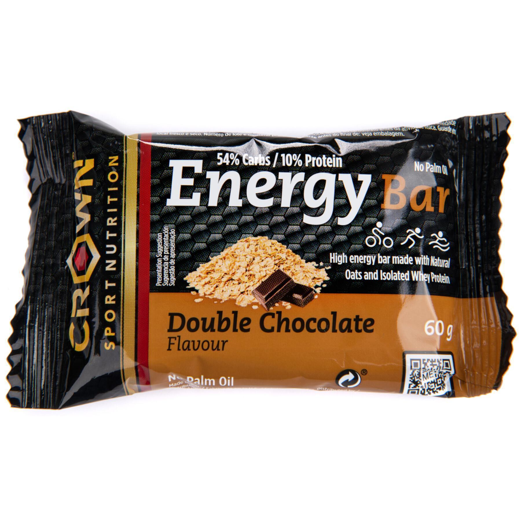 Ernährungsriegel Crown Sport Nutrition Energy - double chocolat - 60 g