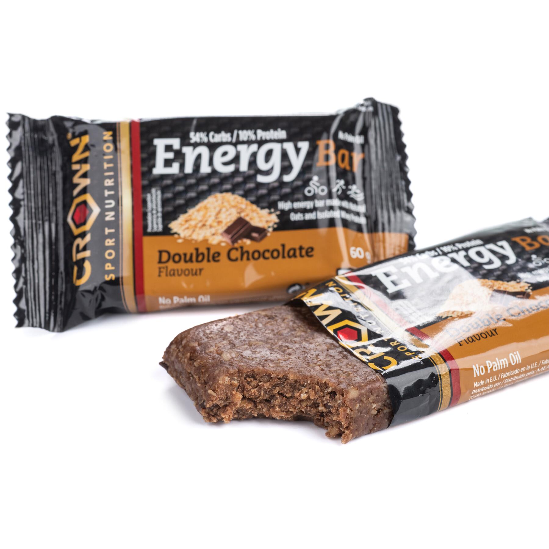 Ernährungsriegel Crown Sport Nutrition Energy - double chocolat - 60 g
