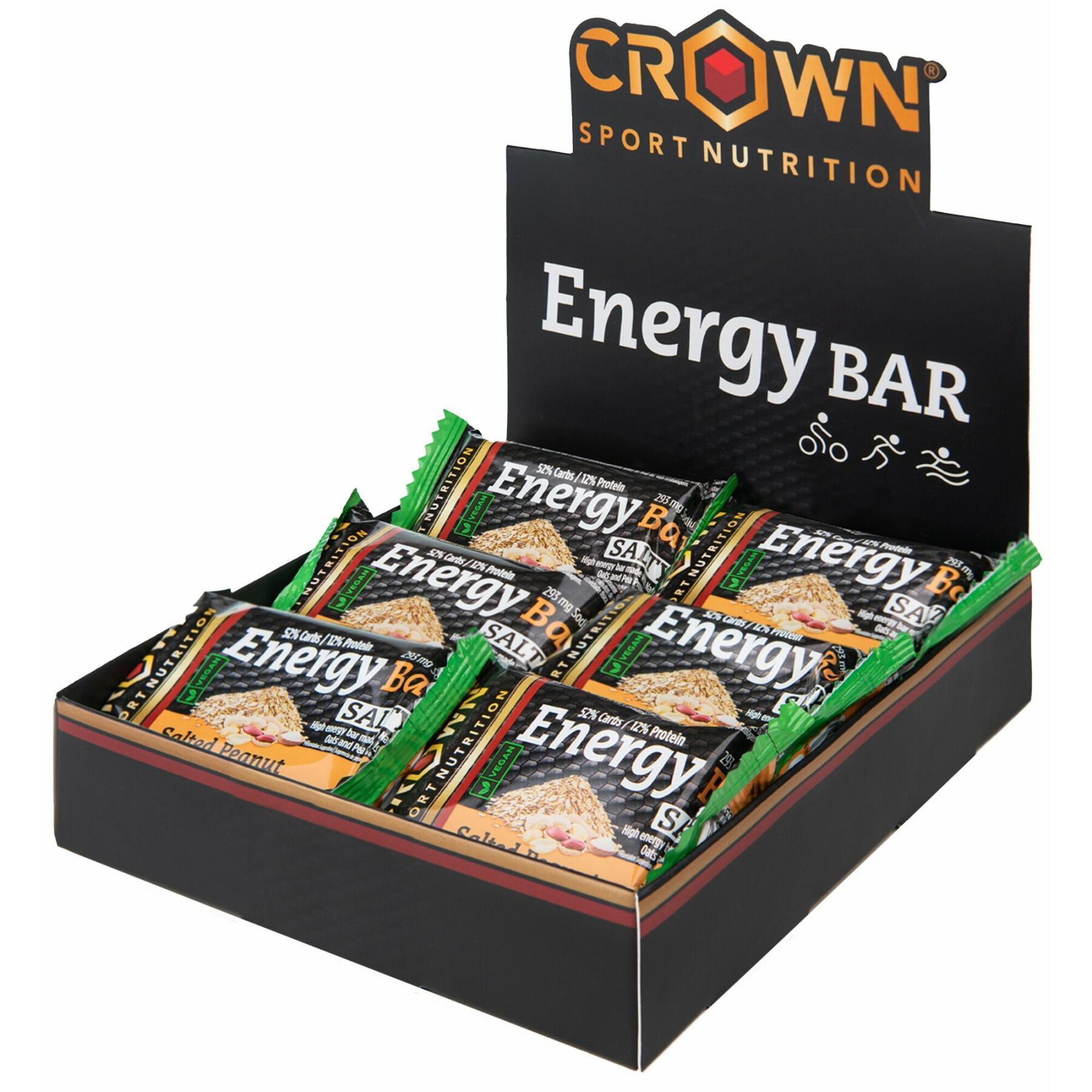 Veganer Ernährungsriegel Crown Sport Nutrition Energy - arachides salées - 60 g