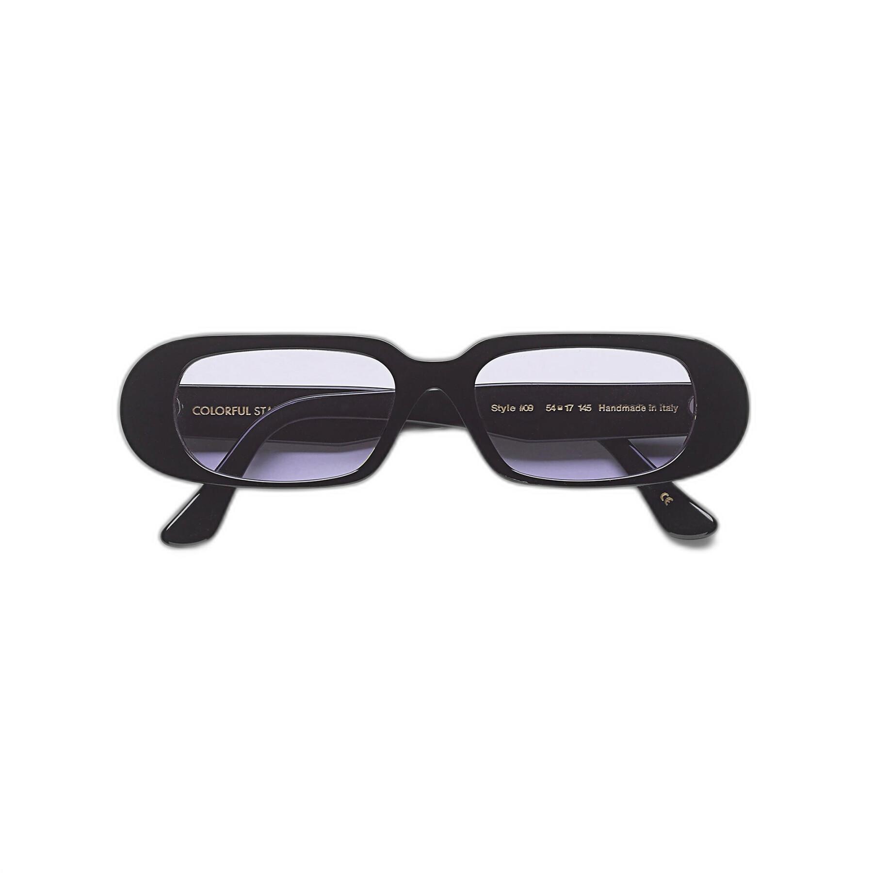 Sonnenbrille Colorful Standard 09 deep black solid/lavender