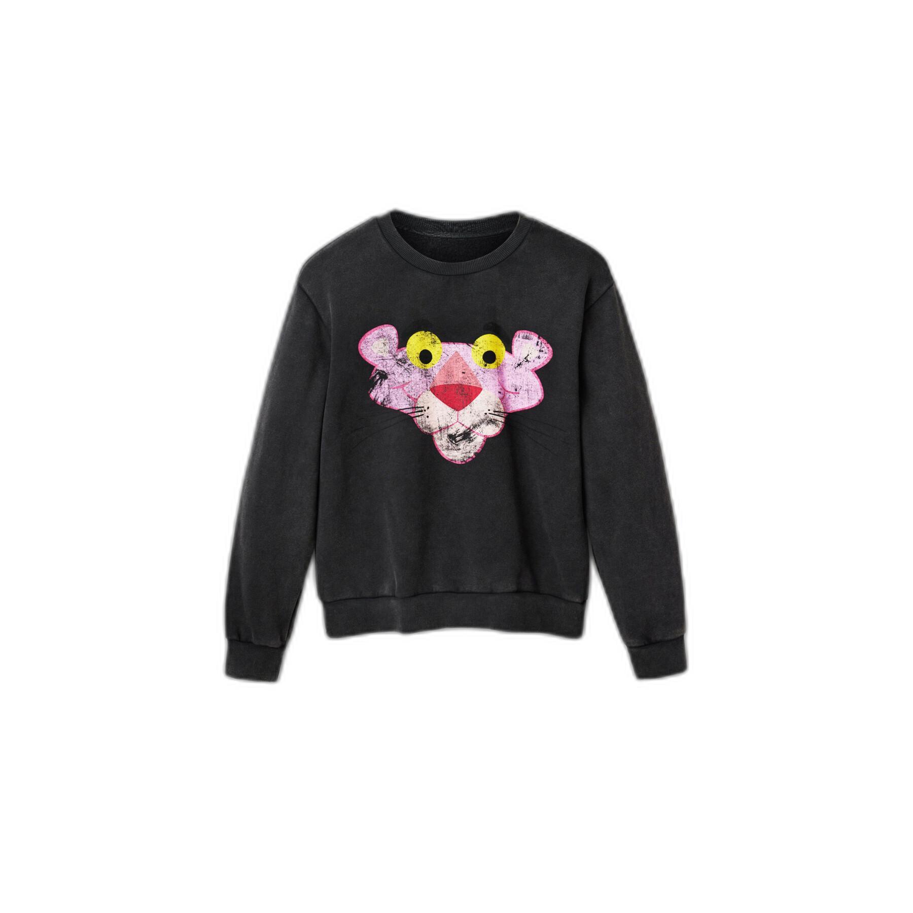 Sweatshirt Frau Desigual Pink Panther
