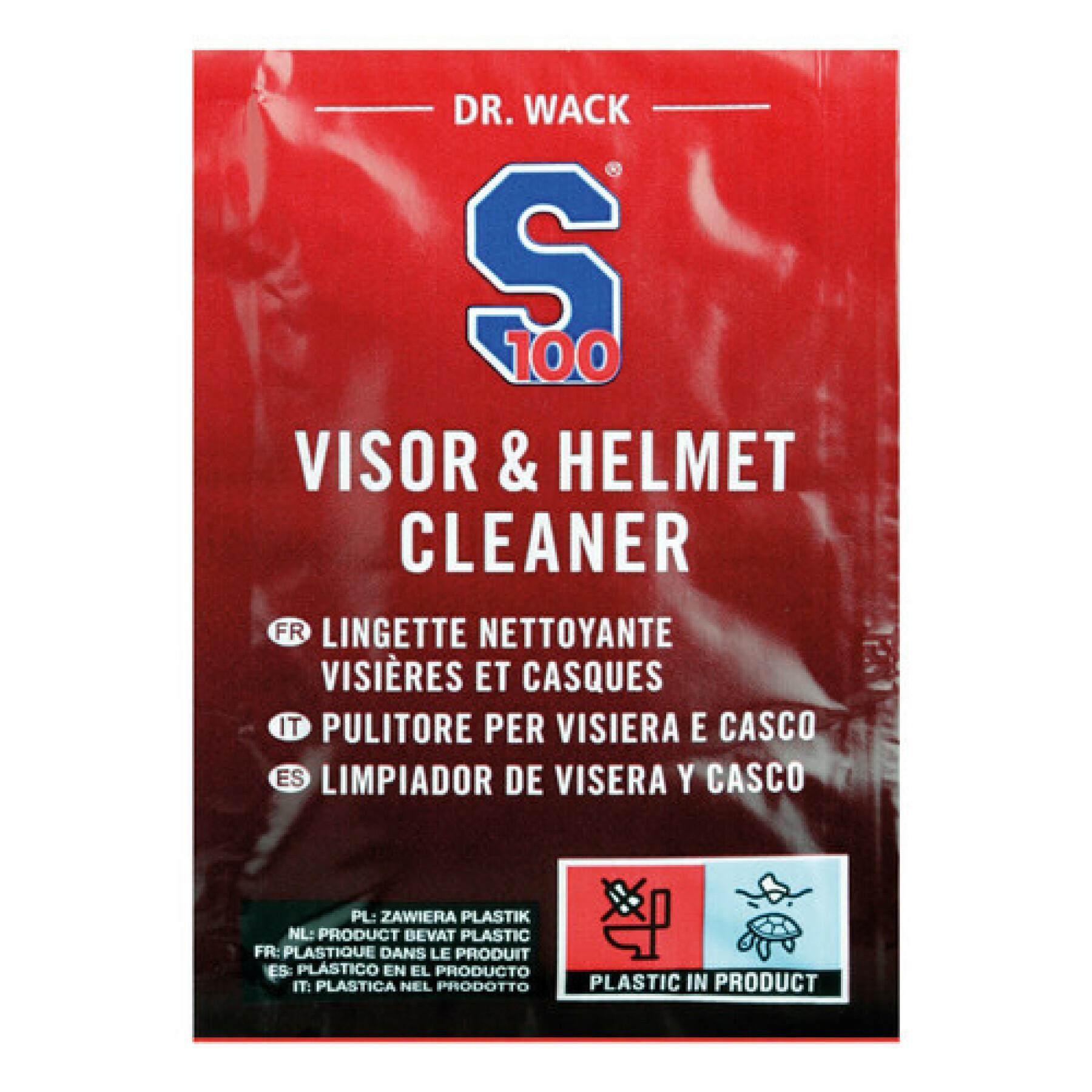 Reinigungstücher für Visiere und Helme Dr Wack S100