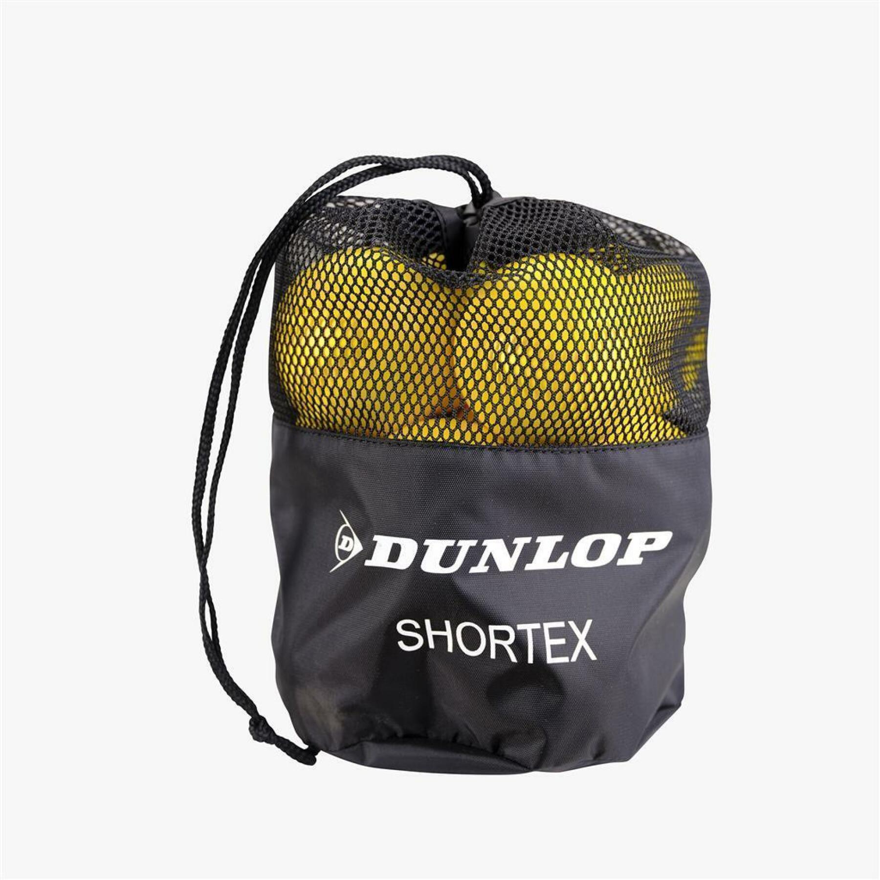 Set von 12 Tennisbällen Dunlop Shortex