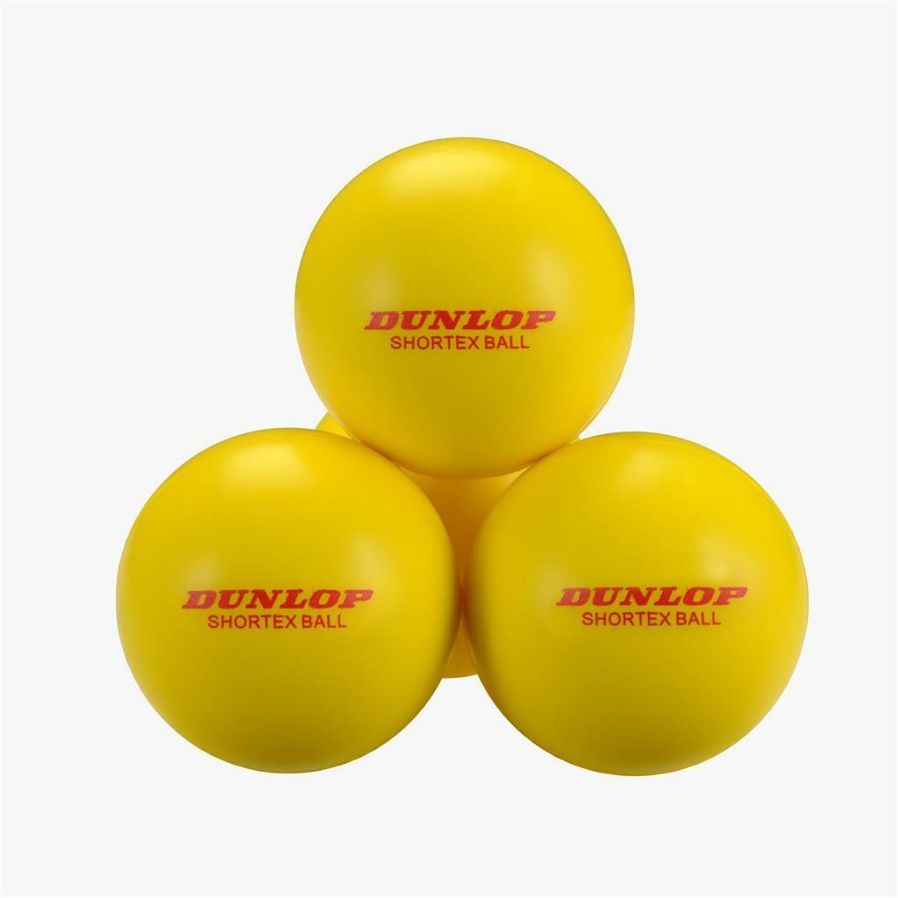 Set von 12 Tennisbällen Dunlop Shortex