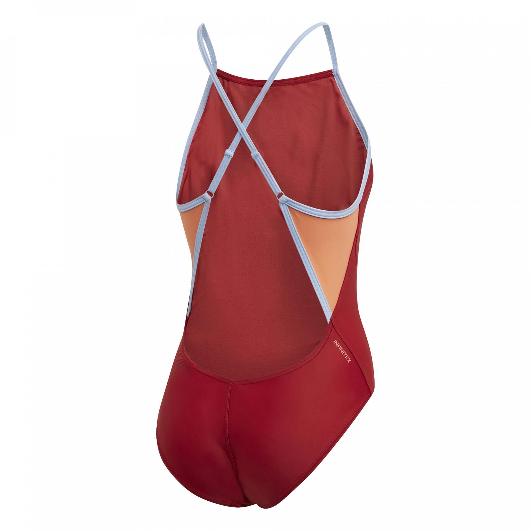 Badeanzug für Frauen adidas Colorblock Fitness
