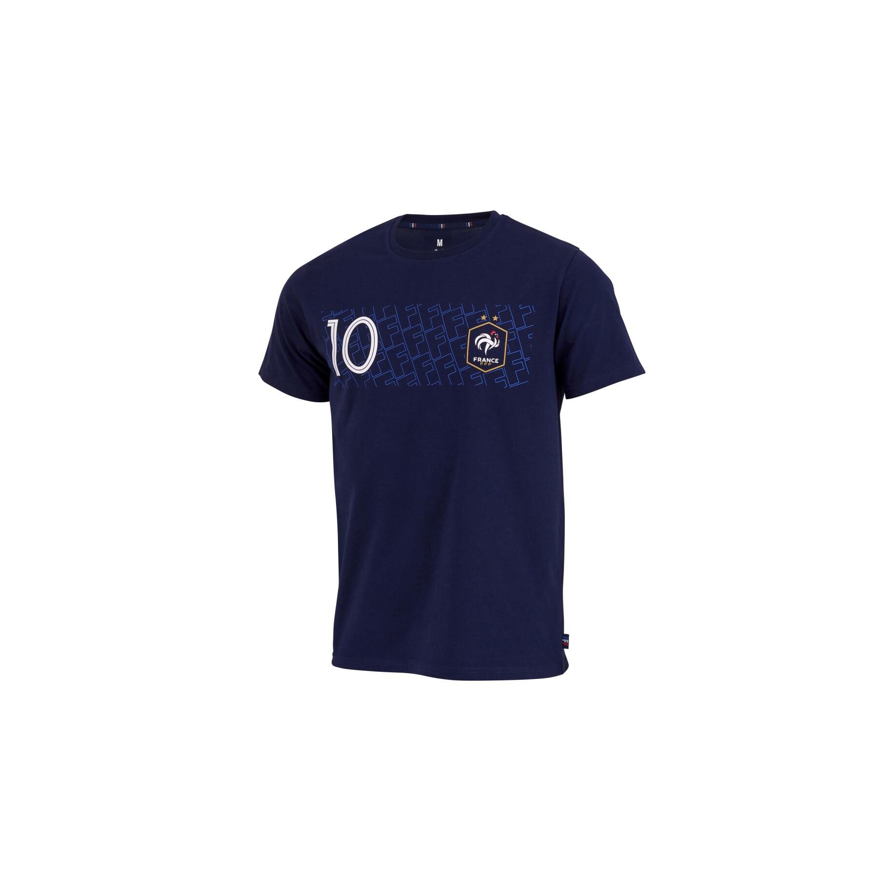 T-shirt Frankreich Spieler Mbappe N°10