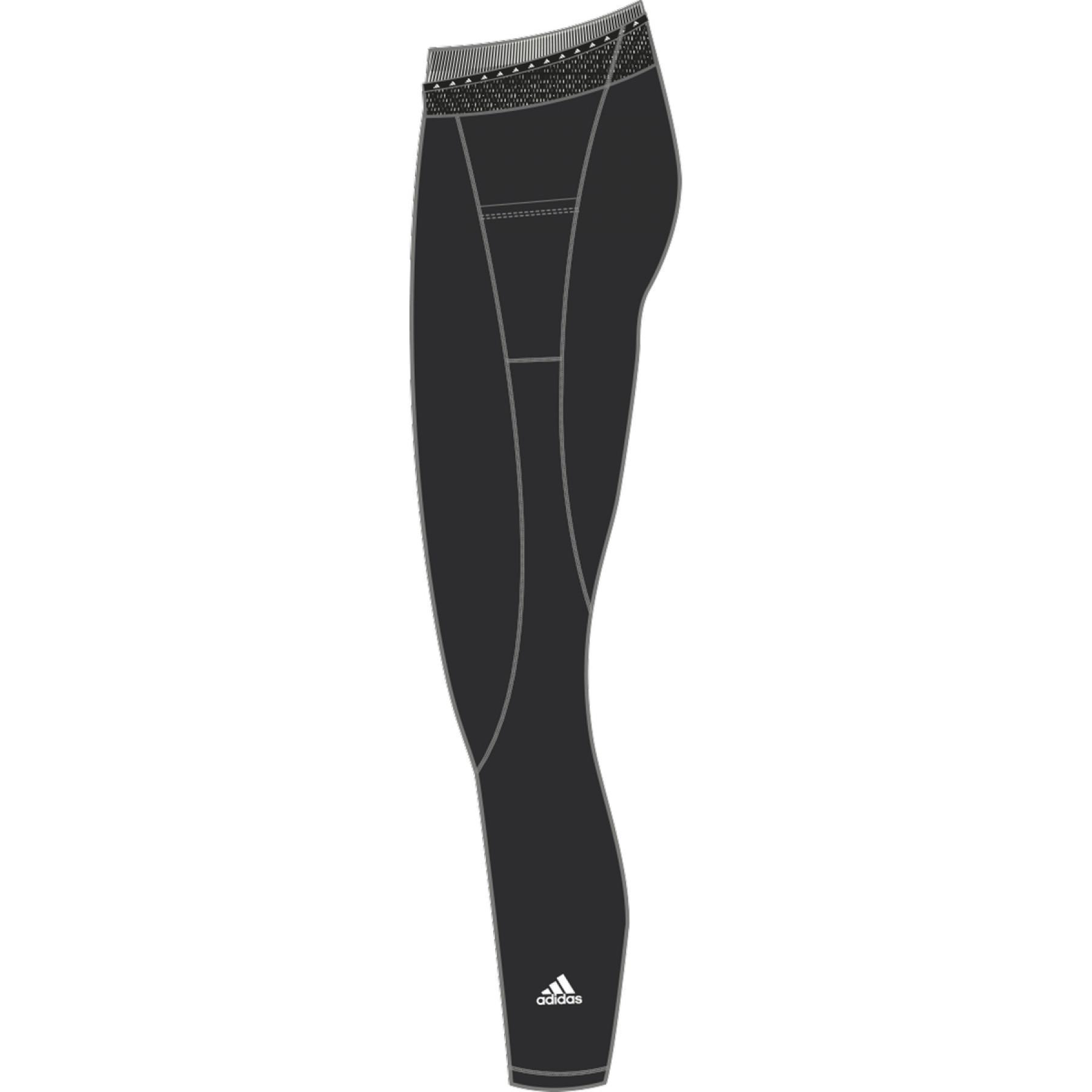 Damen-Leggings adidas TechFit Long 3 Bar Branded