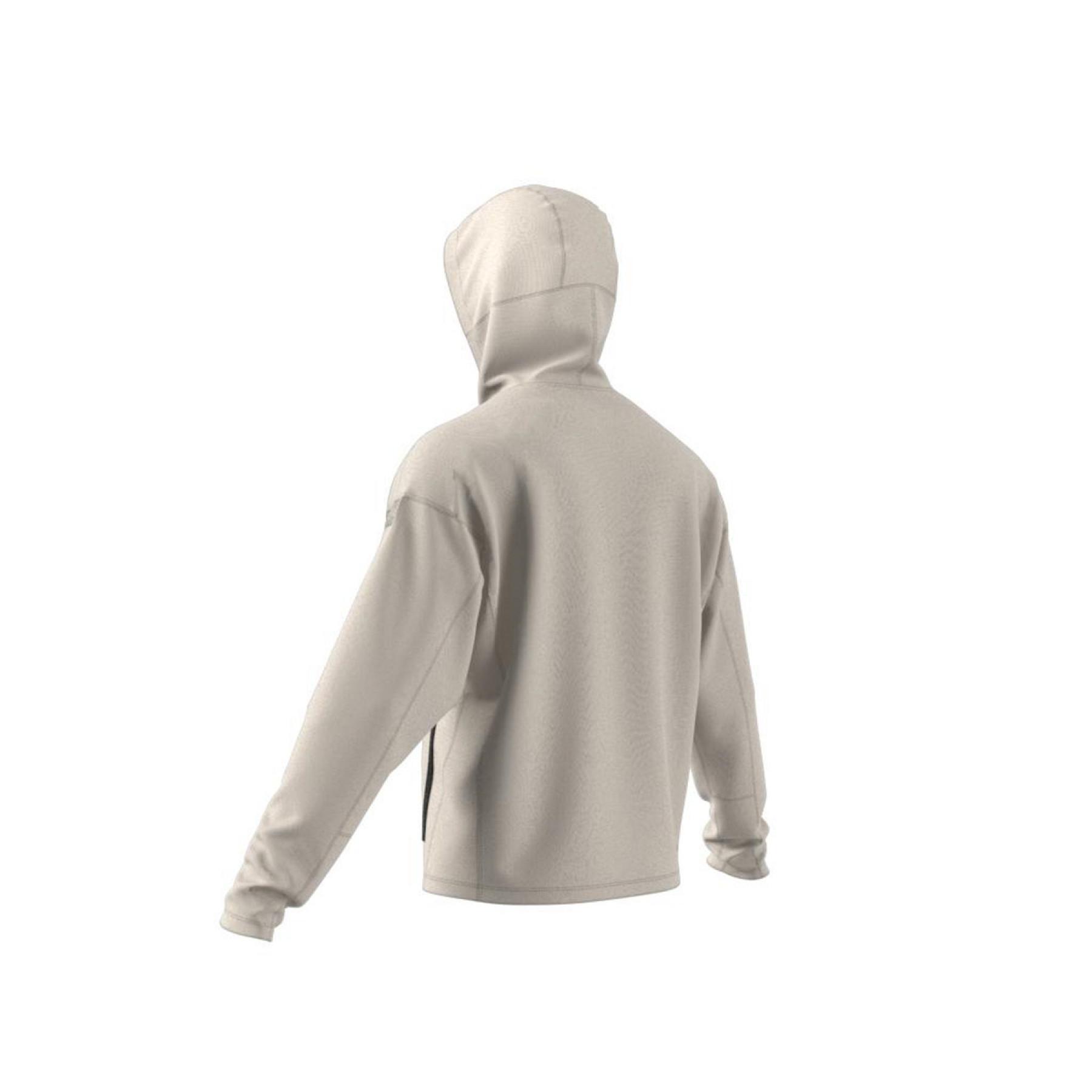 Sweatshirt mit Kapuze adidas Studio Tech Full-Zip
