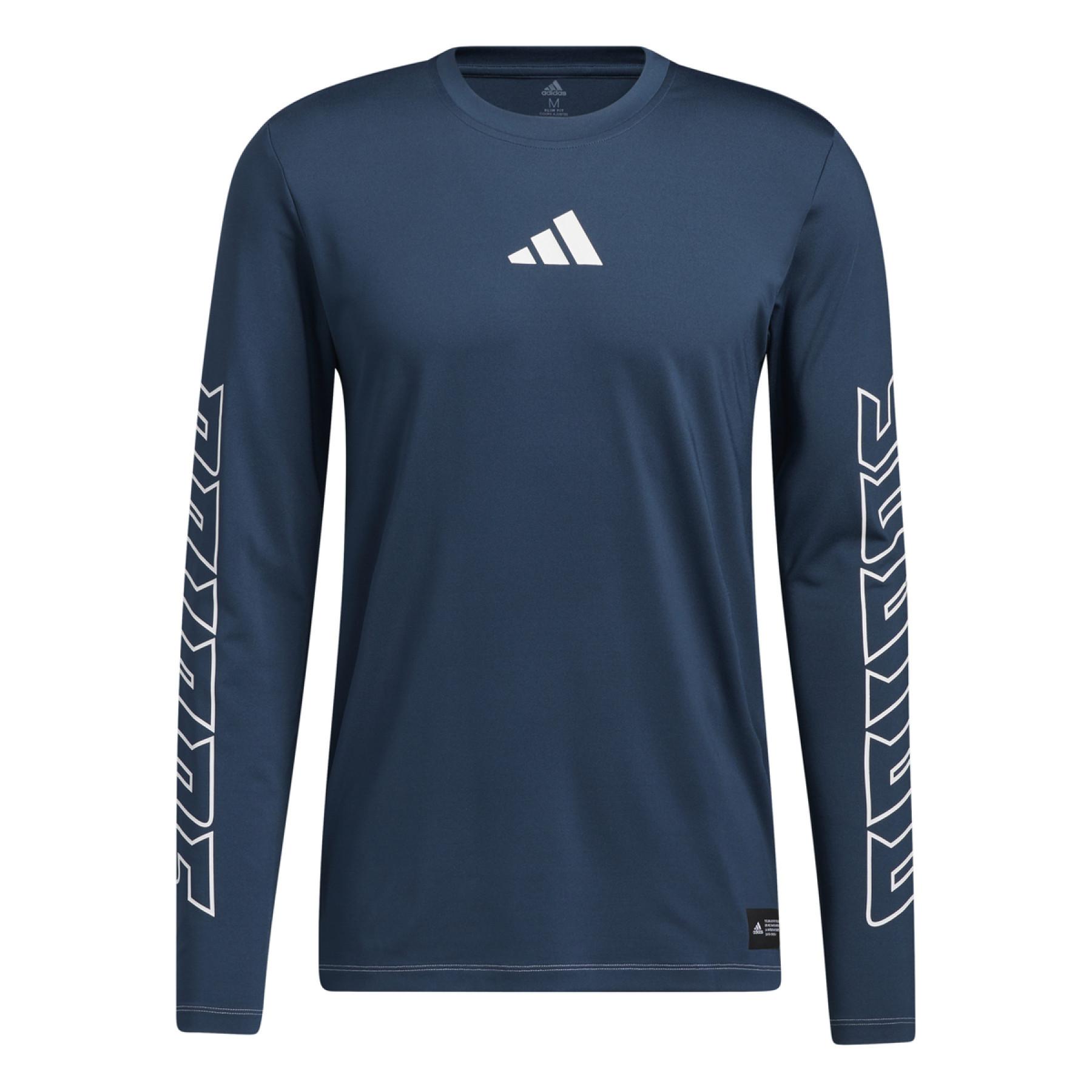 Langarm-T-Shirt adidas FB Hype