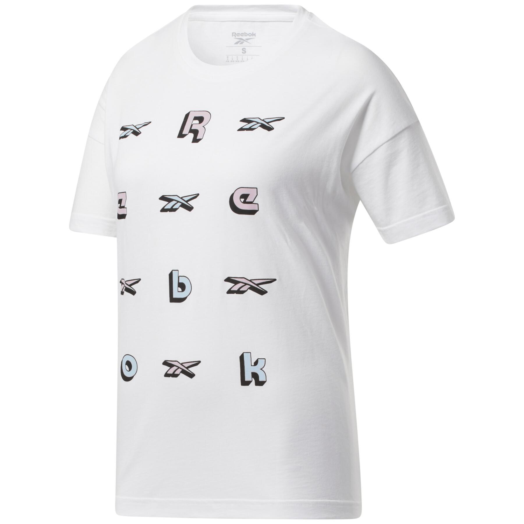 Damen-T-Shirt Reebok Training Essentials Graphic-Logo Inspired