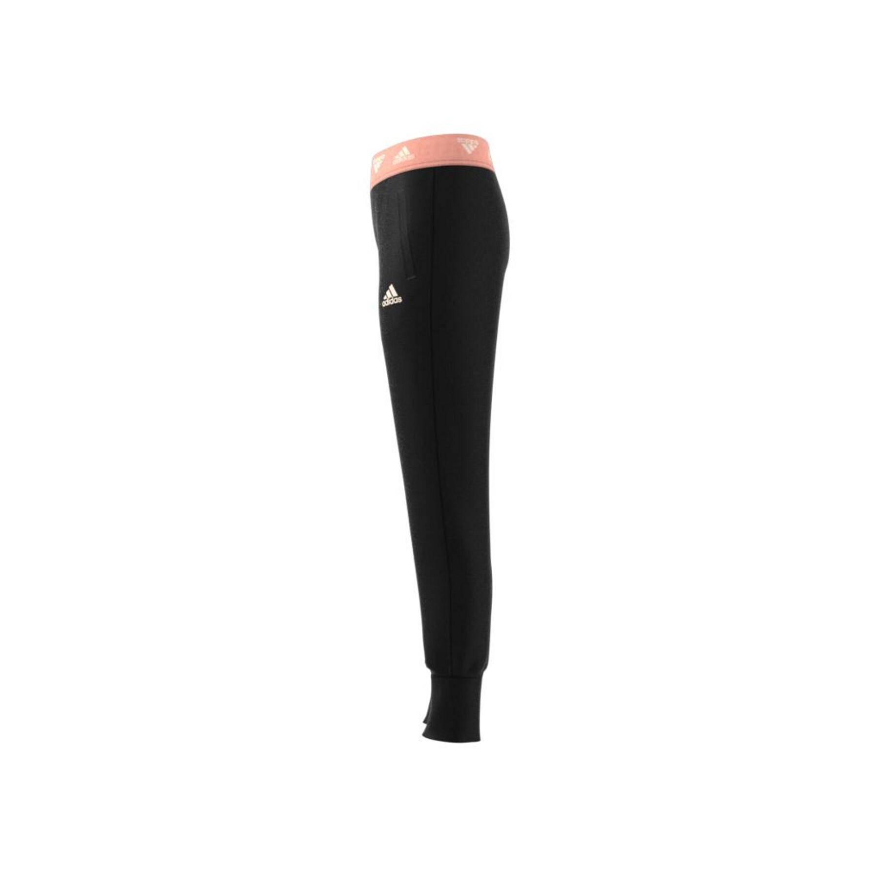 Hosen für Mädchen adidas AEROREADY Up2Move Cotton Touch Training Tapered-Leg