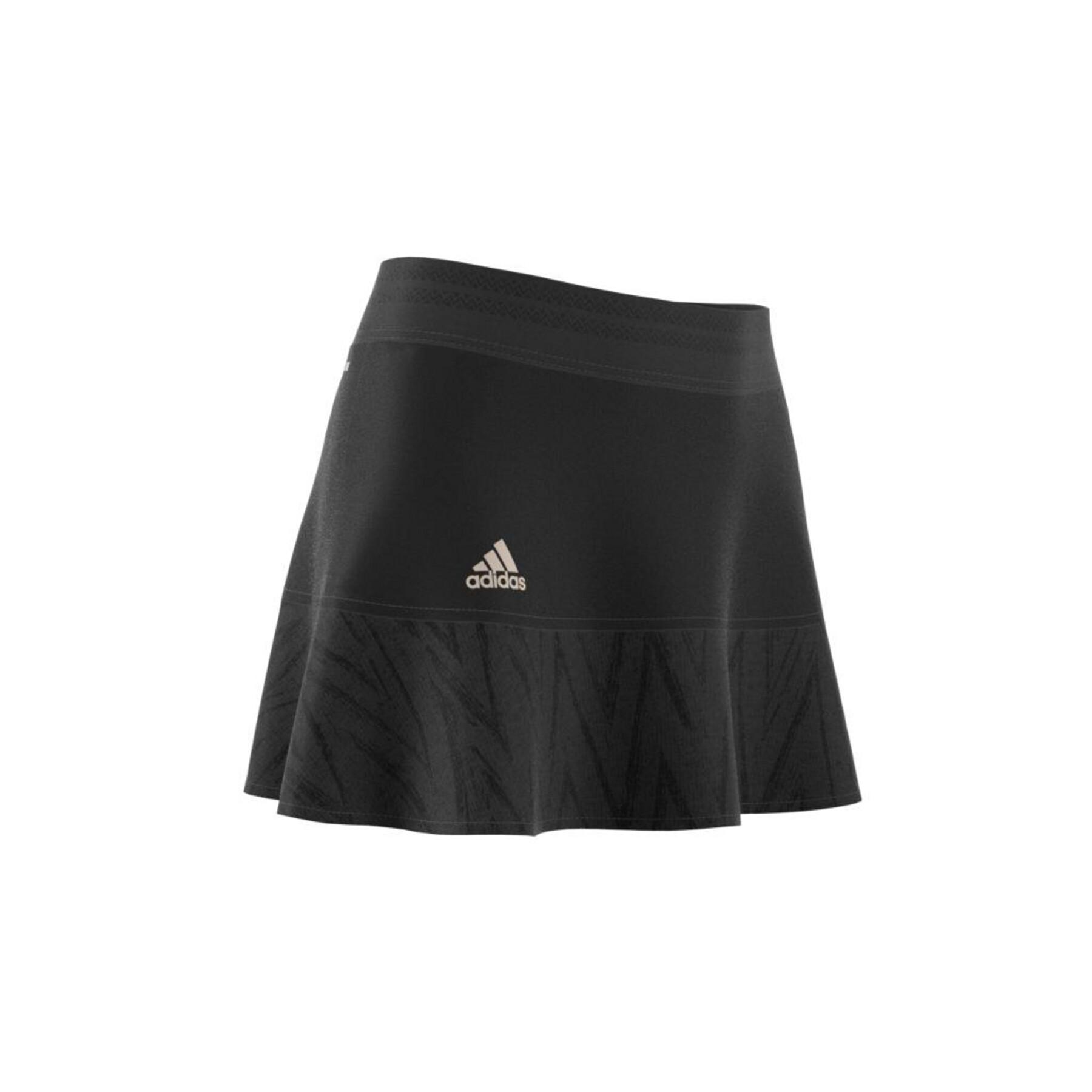 Damenrock-Shorts adidas Tennis Primeblue Aeroknit Match