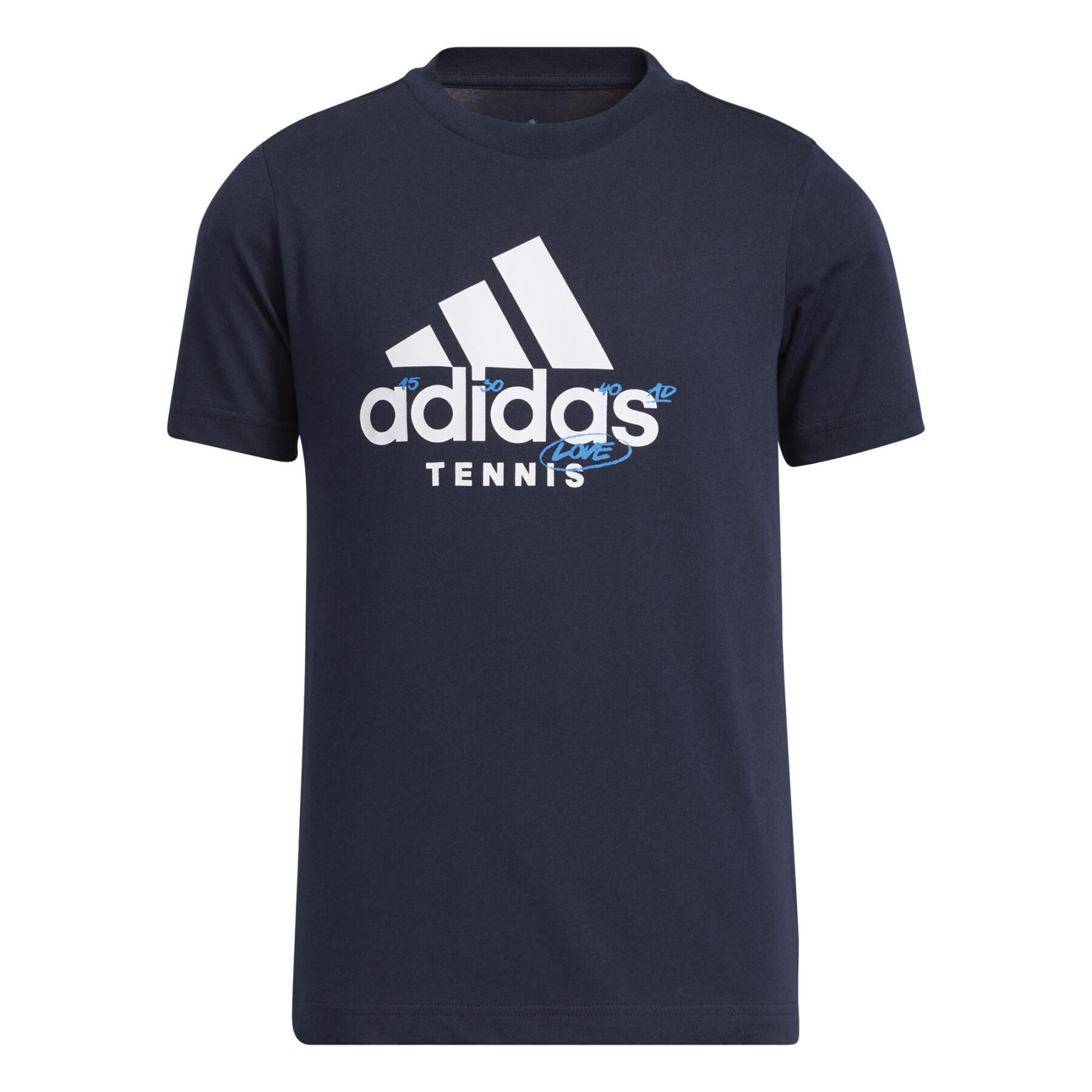 Kinder-T-Shirt adidas Tennis Graphic Logo