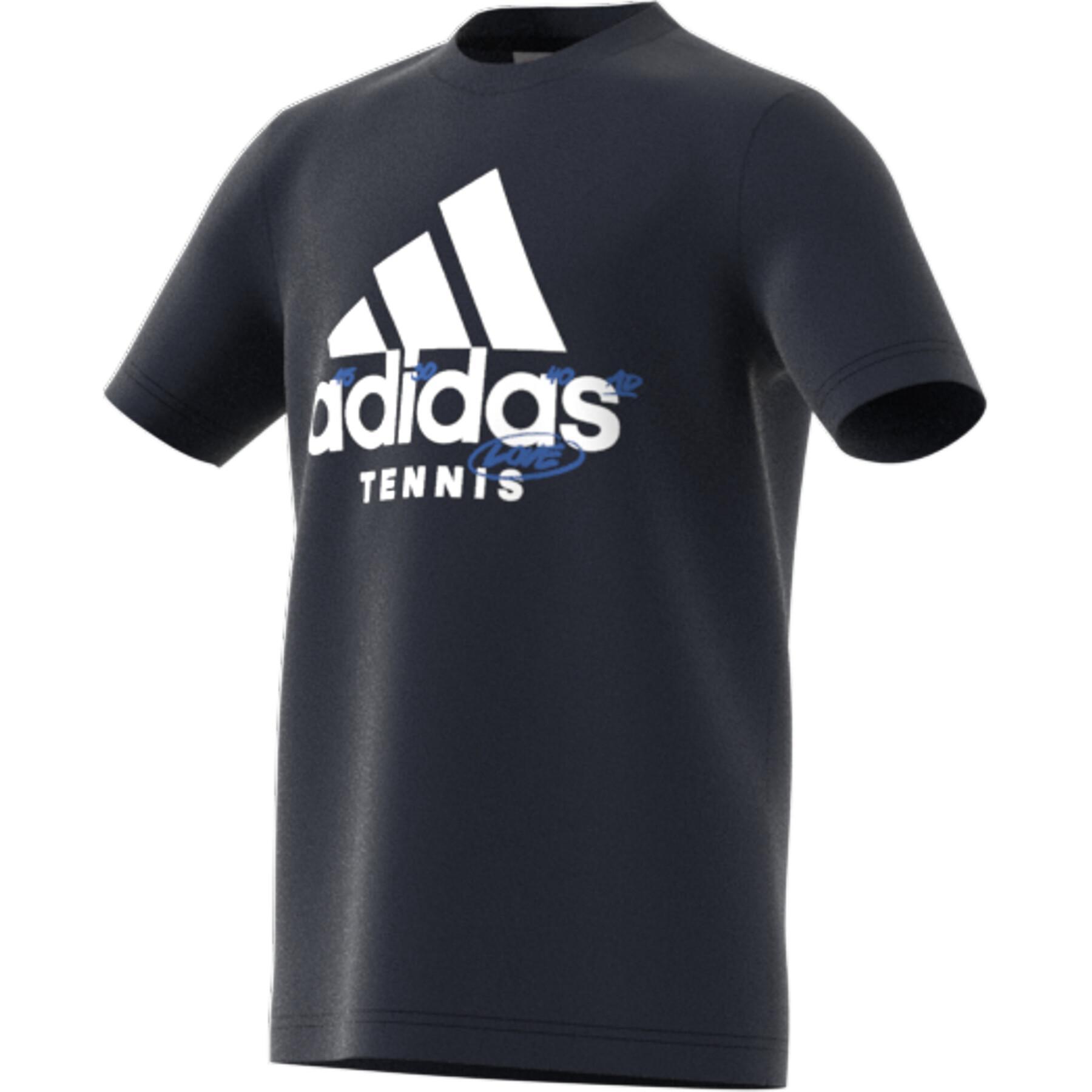 Kinder-T-Shirt adidas Tennis Graphic Logo