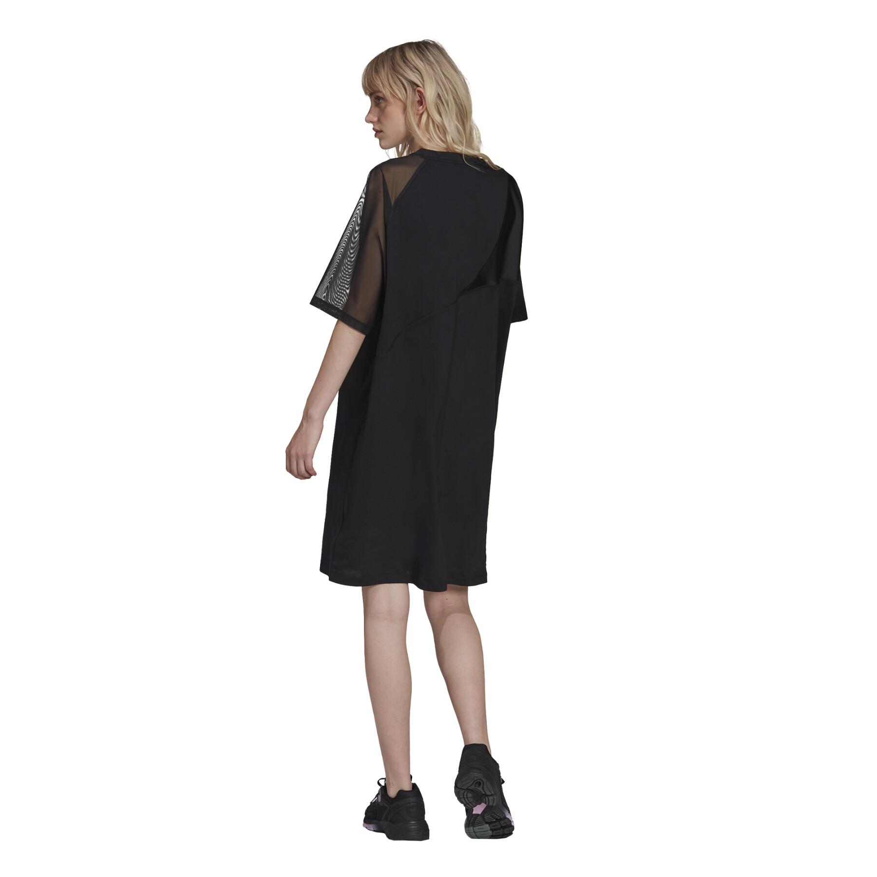 Kleid Frau adidas Originals Adicolor Split Trefoil