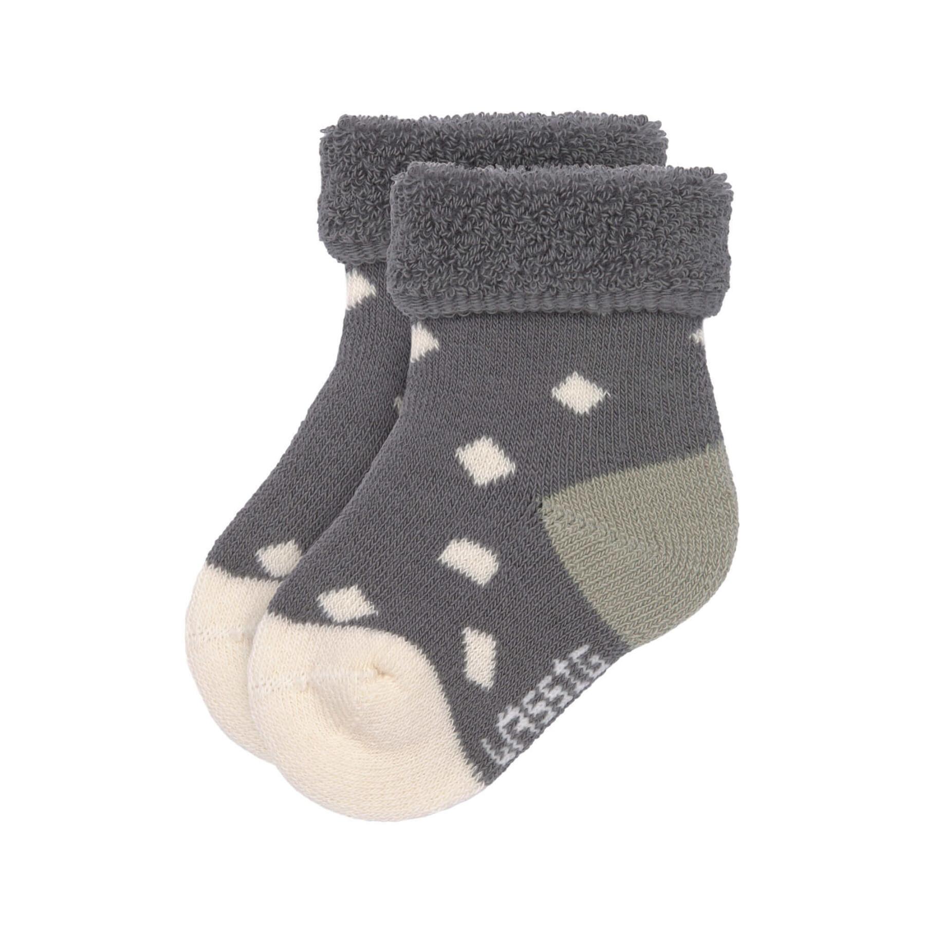 3er-Pack Baby-Socken Lässig Gots