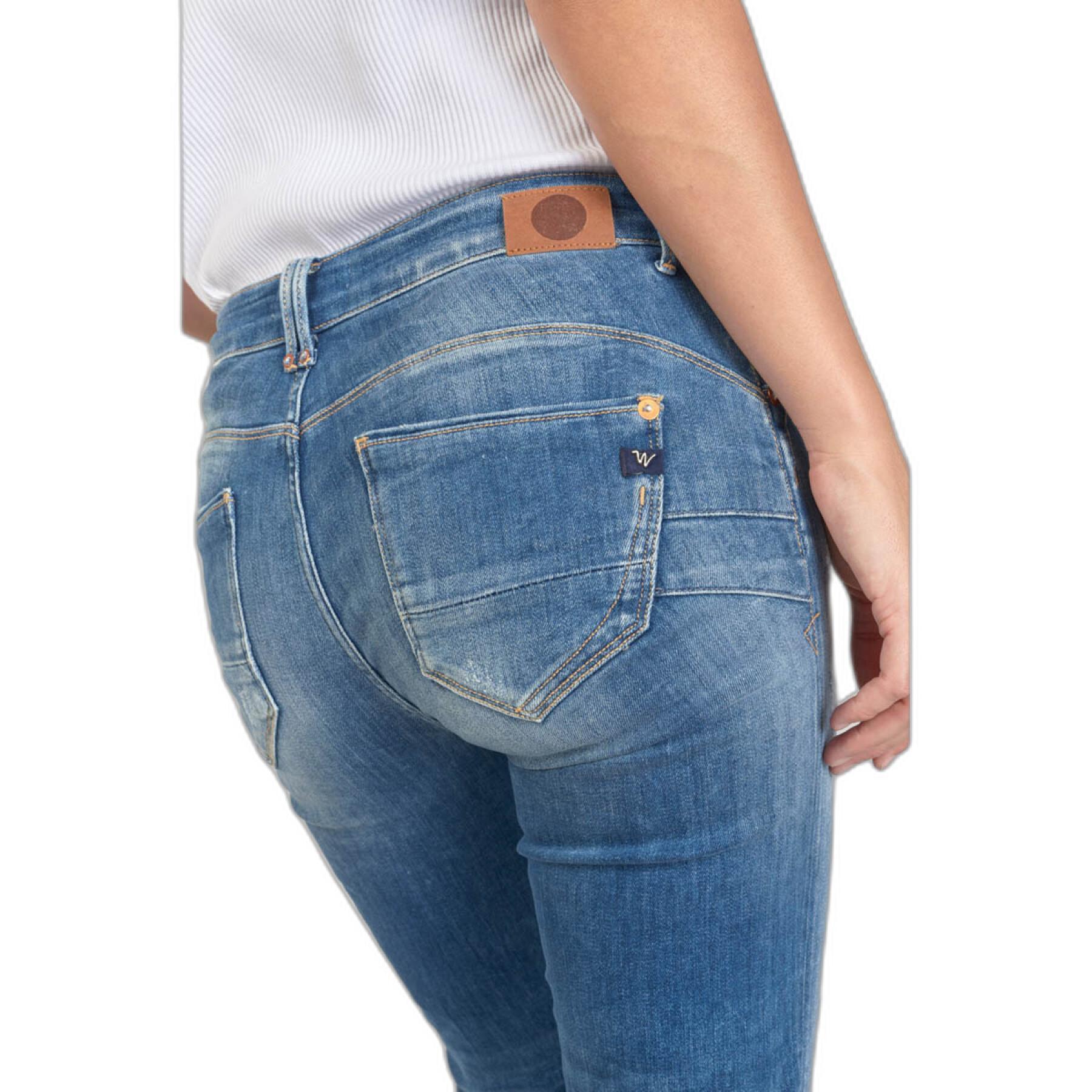 Jeans hohe Taille Frau Le Temps des cerises Pulp C Kirr