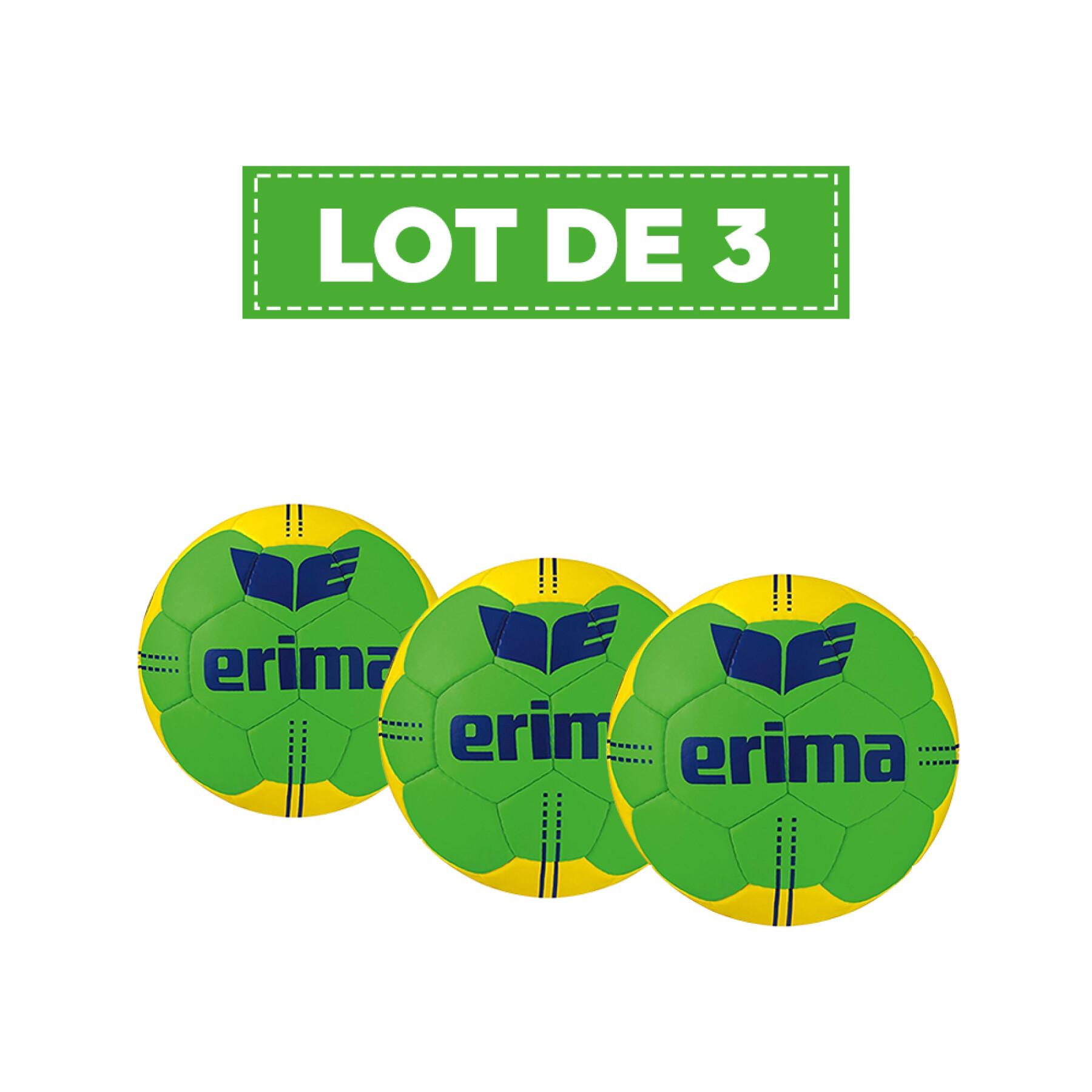 3er-Set Ballon Erima Pure Grip No. 3 Hybrid