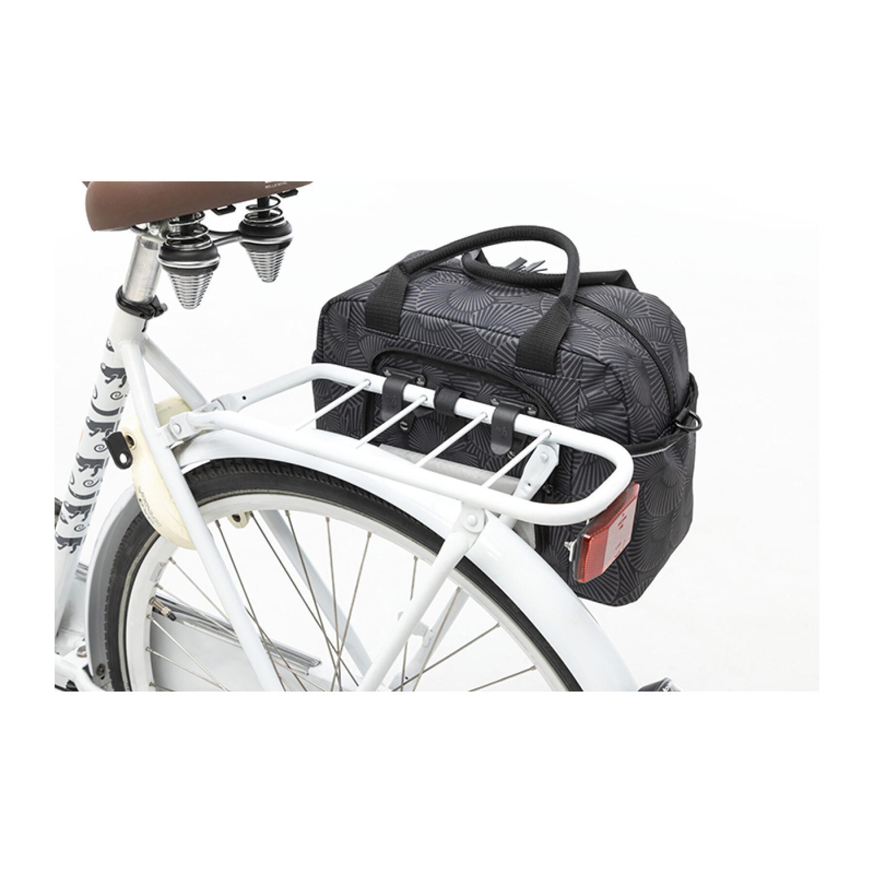 Wasserdichte Fahrradgepäckträgertasche aus Polyester mit Reflektoren New Looxs Bari Selo