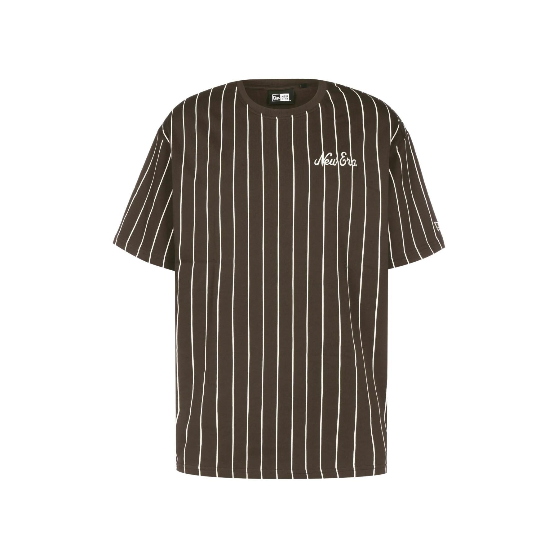 Übergroßes T-Shirt New Era Pinstripe