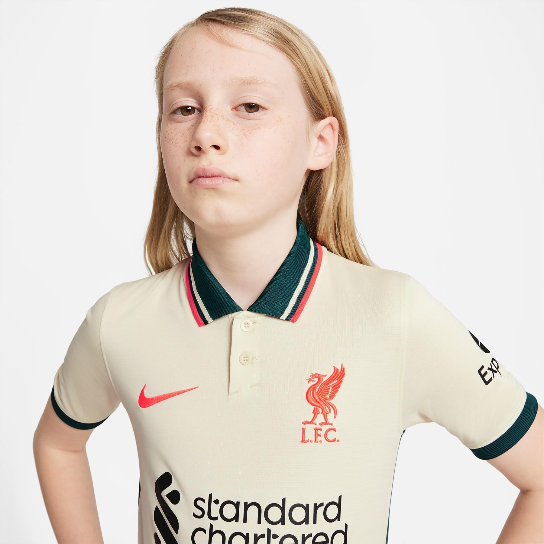 Auswärtstrikot Kinder Liverpool FC 2021/22