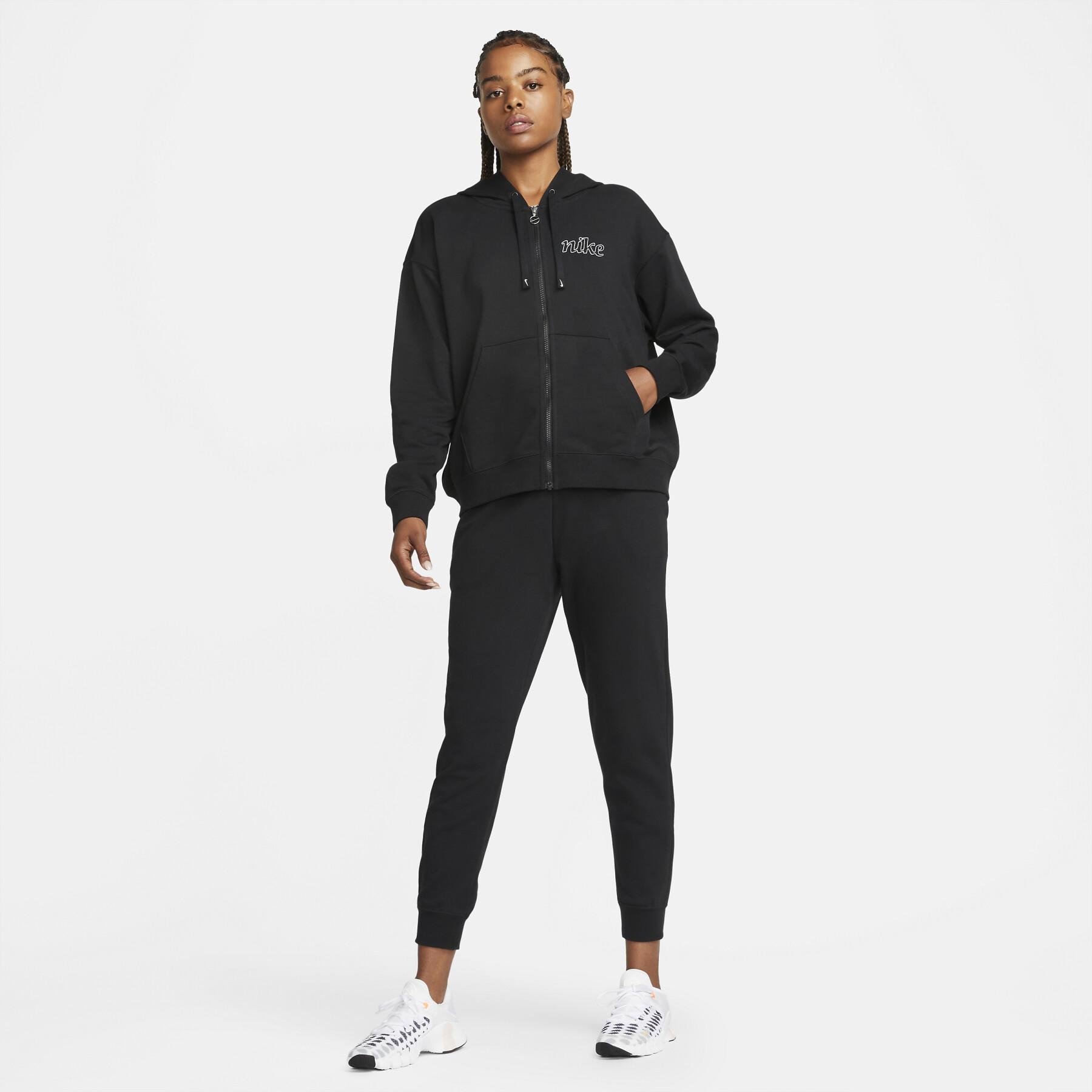 Sweatshirt Zipper mit Kapuze Damen Nike Dri-Fit Get Fit Graphic