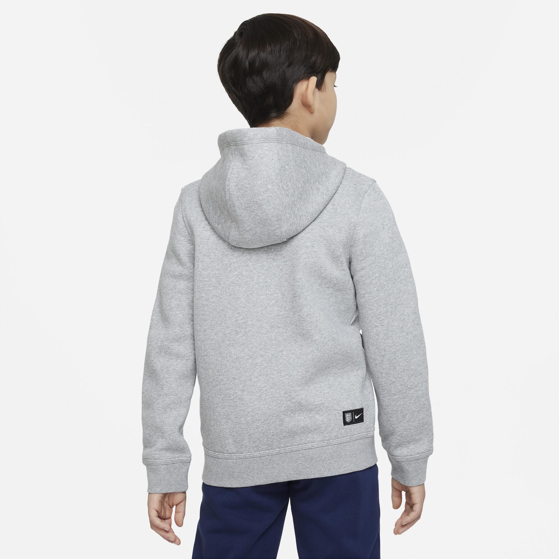 Kinder Kapuzen-Sweatshirt mit Reißverschluss Angleterre CLB BB Fund