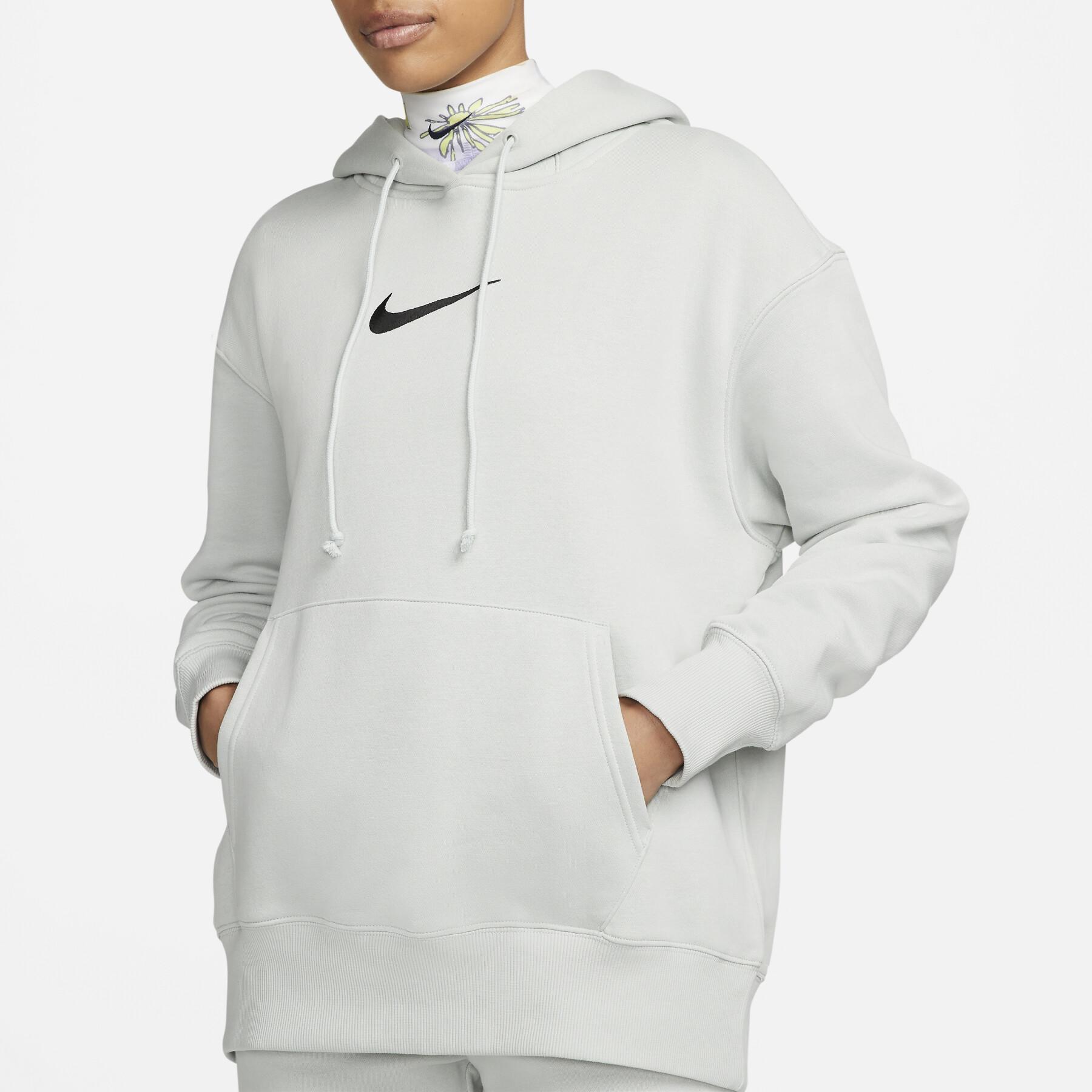 Sweatshirt Frau Nike Fleece OS PO HDY MS