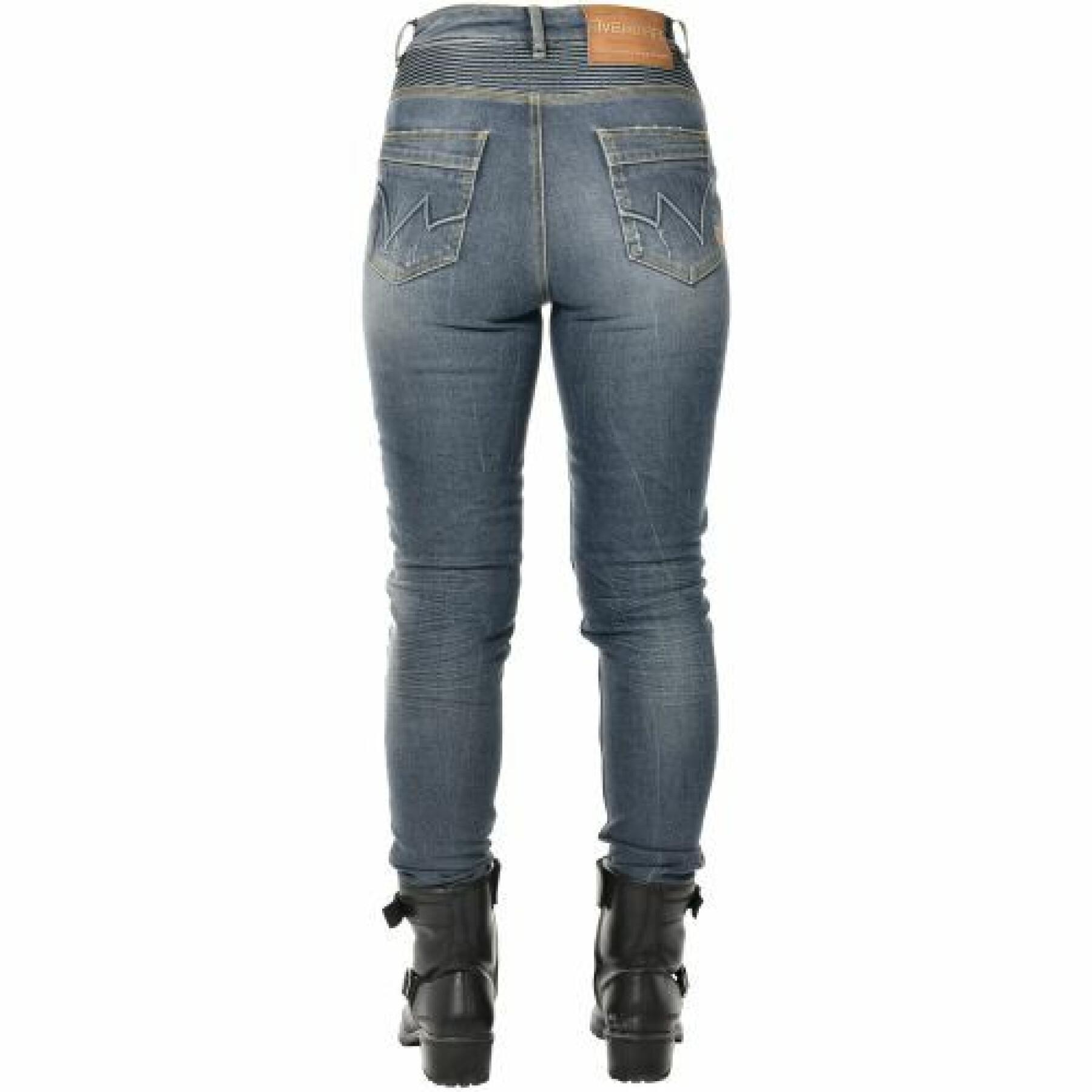 Motorrad-Jeans für Frauen Overlap Lexy