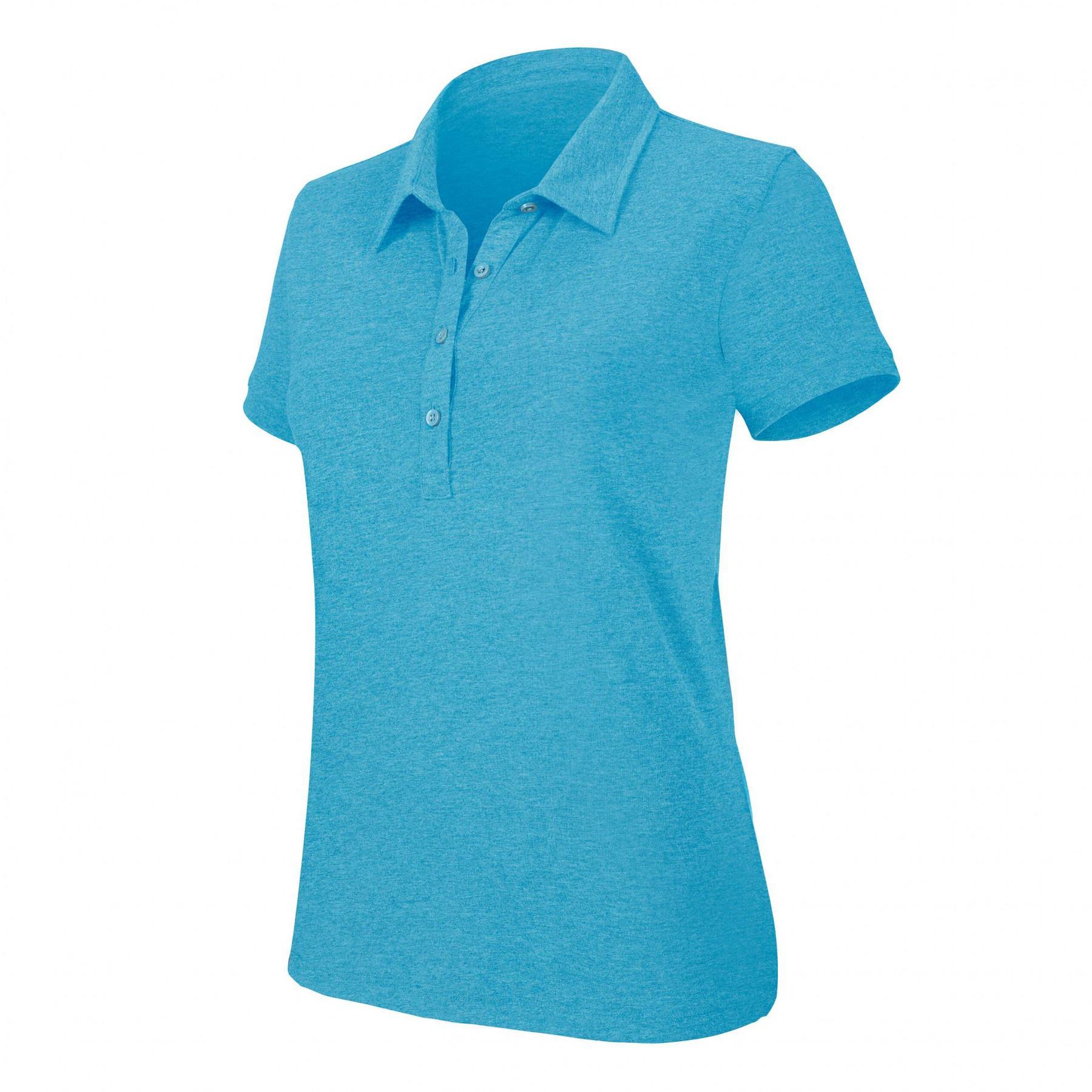 Damen-Poloshirt mit kurzen Ärmeln Kariban Mélange