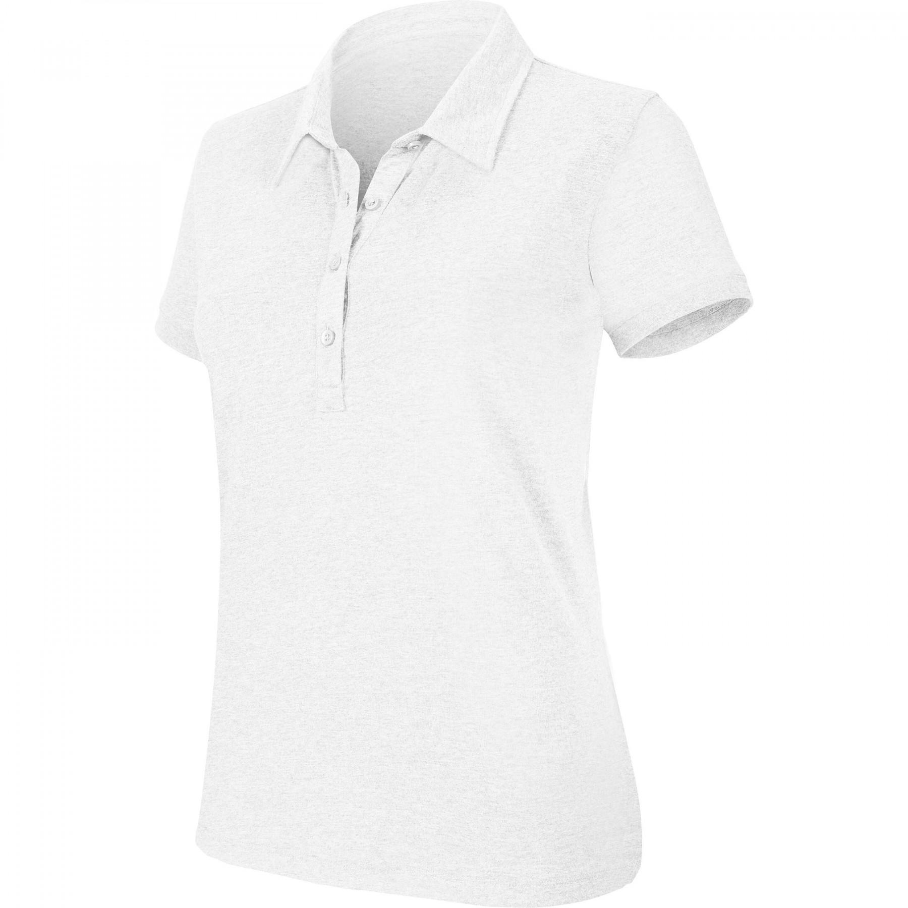 Damen-Poloshirt mit kurzen Ärmeln Kariban Mélange