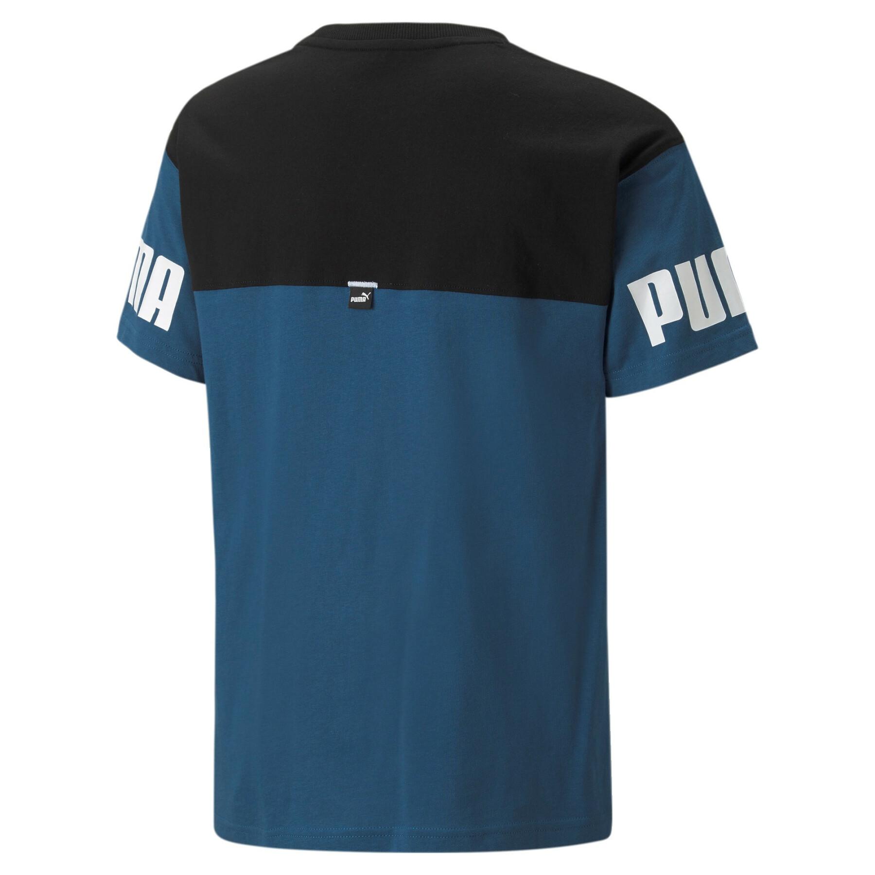 Kinder T-Shirt Puma Power Colorblock