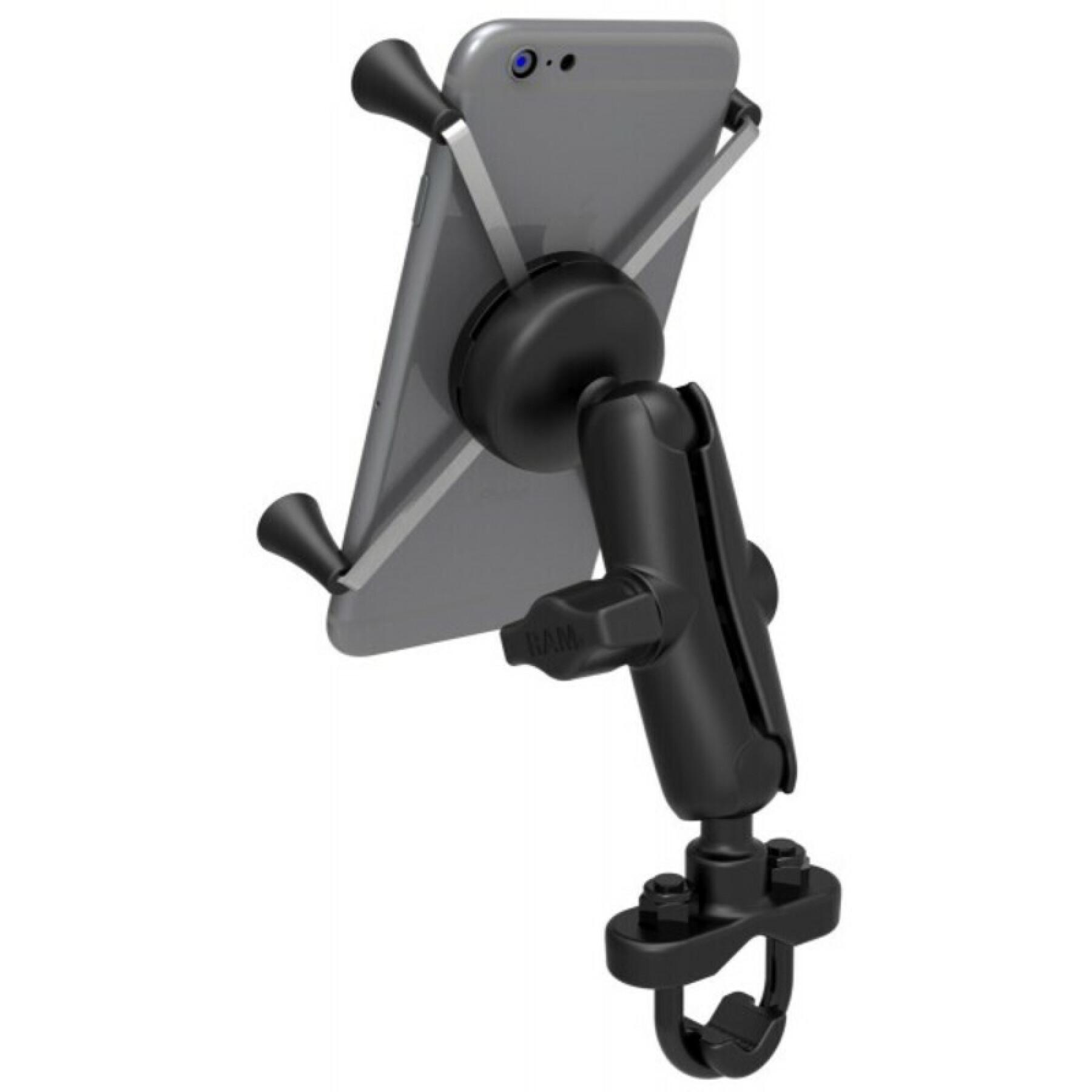 Komplettpaket Smartphone-Halterung Arm medium U-förmige Befestigung am Lenker RAM Mounts X-Grip®