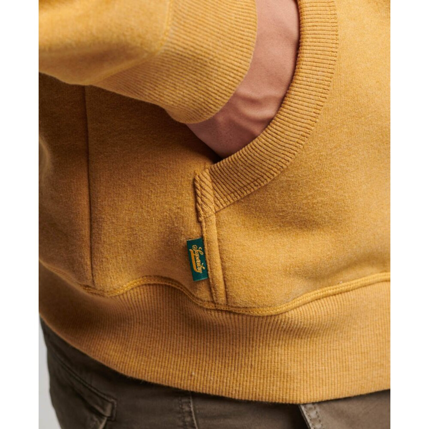 Kapuzen-Sweatshirt mit Reißverschluss und Logo Superdry Essential