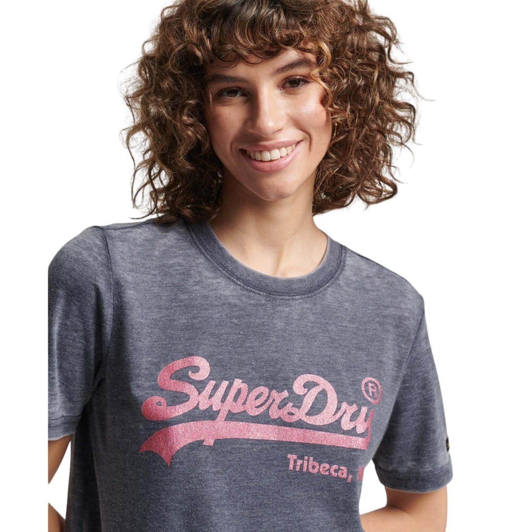 T-Shirt Damen Superdry Embellished Vl